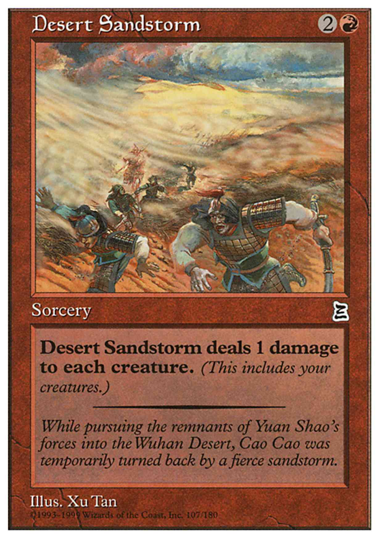 Desert Sandstorm magic card front