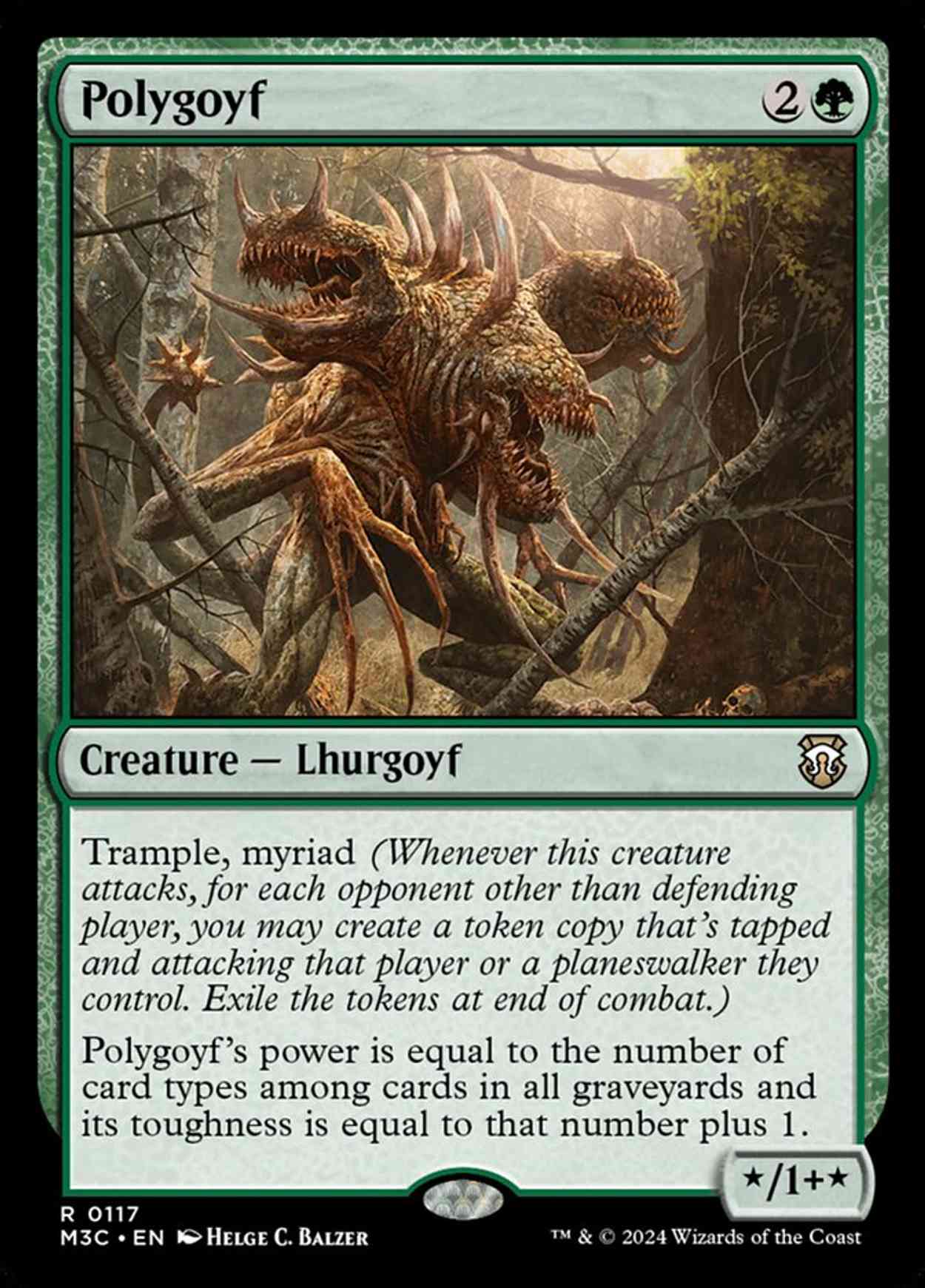 Polygoyf magic card front