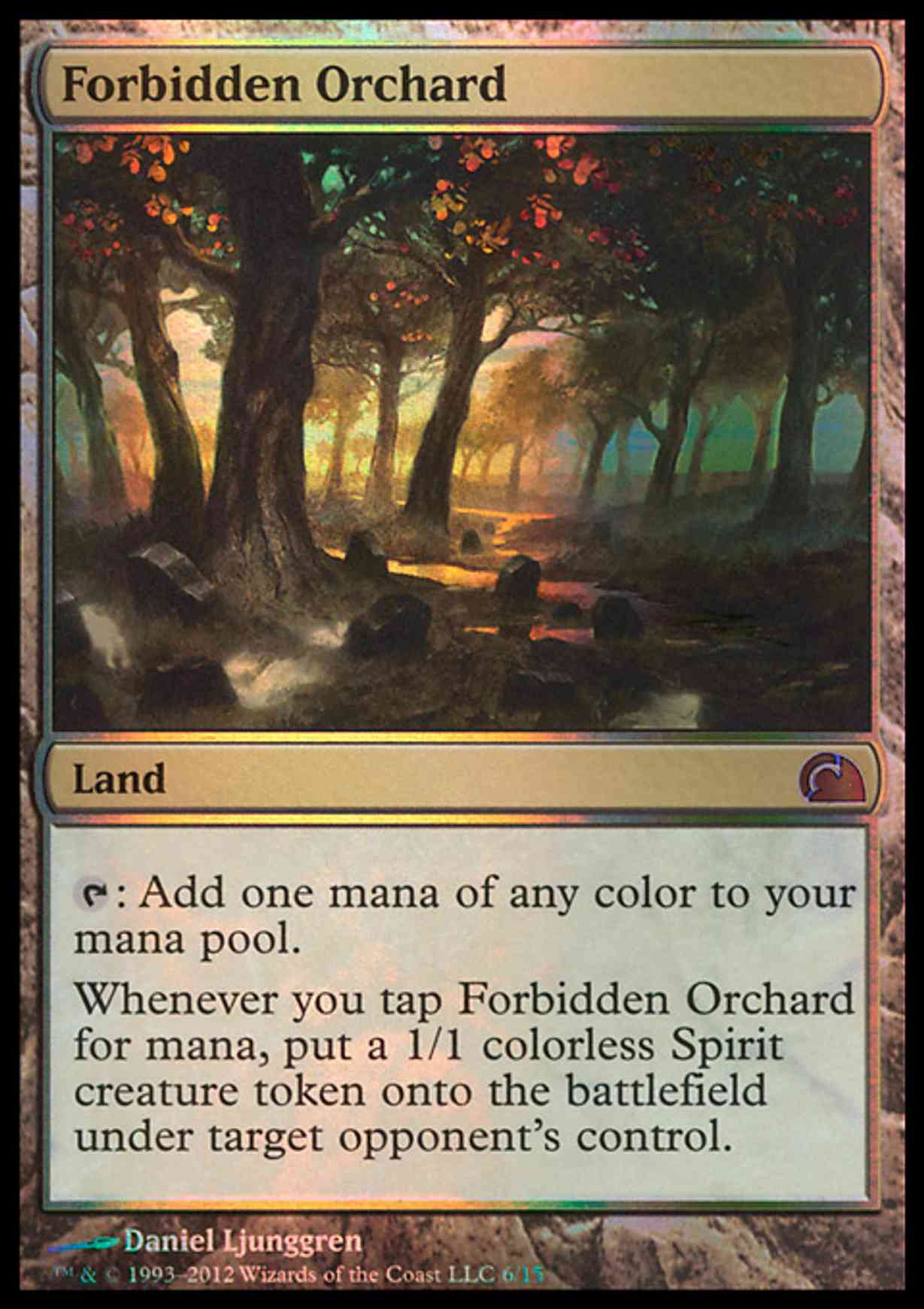 Forbidden Orchard magic card front