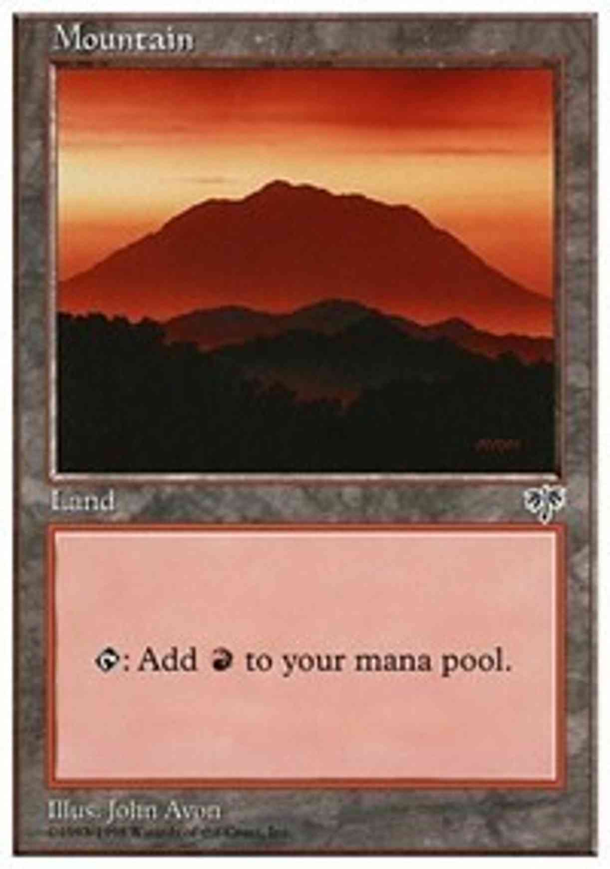 Mountain (Mirage) magic card front