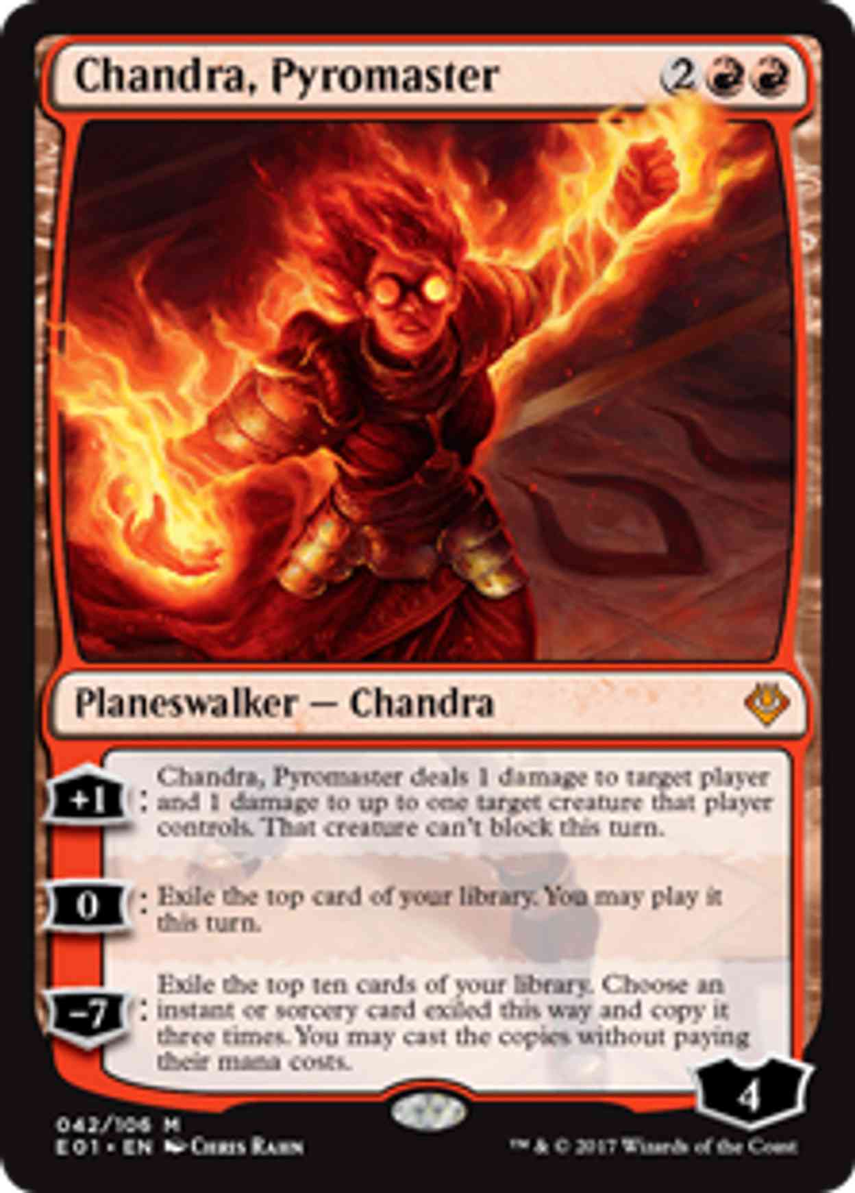Chandra, Pyromaster magic card front