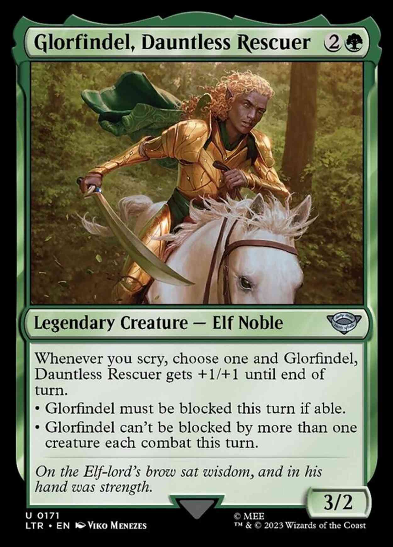 Glorfindel, Dauntless Rescuer magic card front