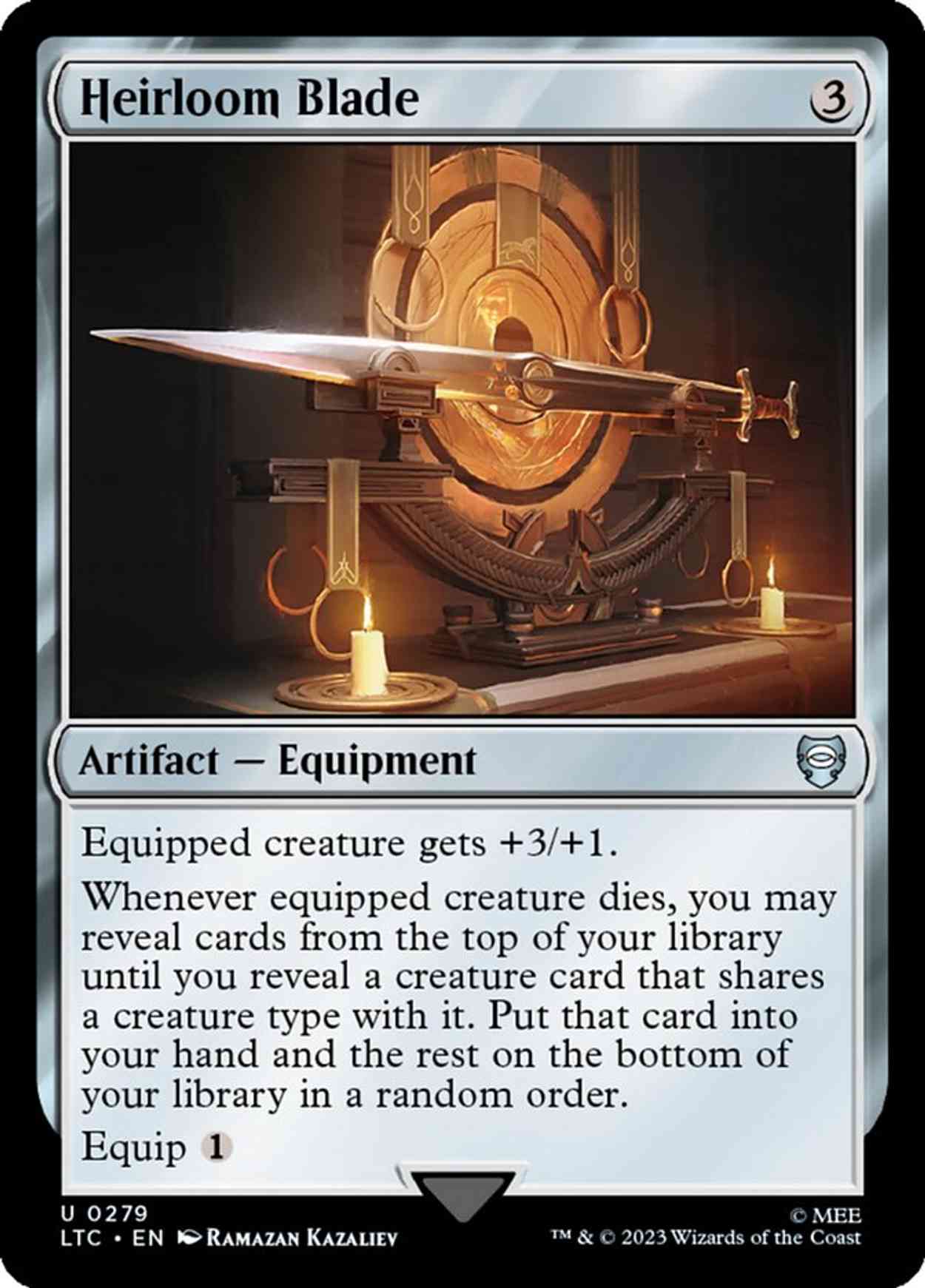 Heirloom Blade magic card front