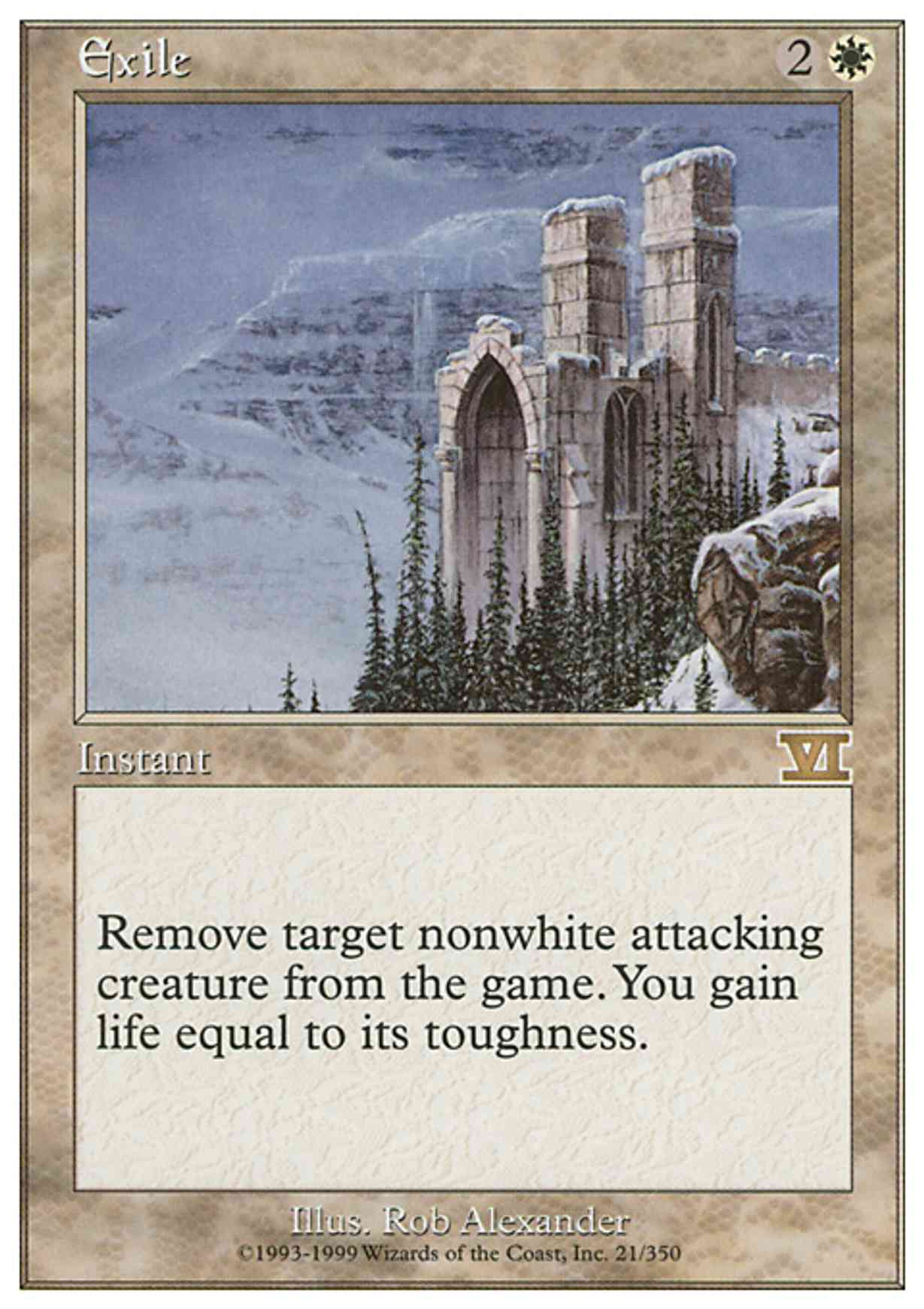 Exile magic card front