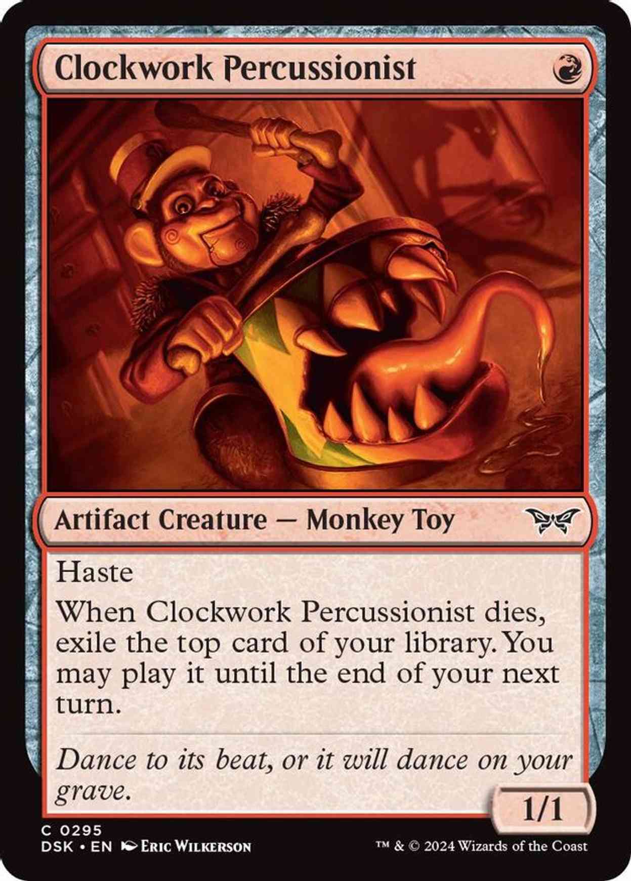 Clockwork Percussionist (0295) magic card front