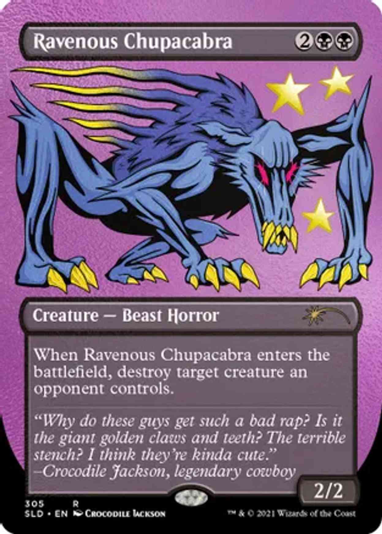 Ravenous Chupacabra (Foil Etched) magic card front