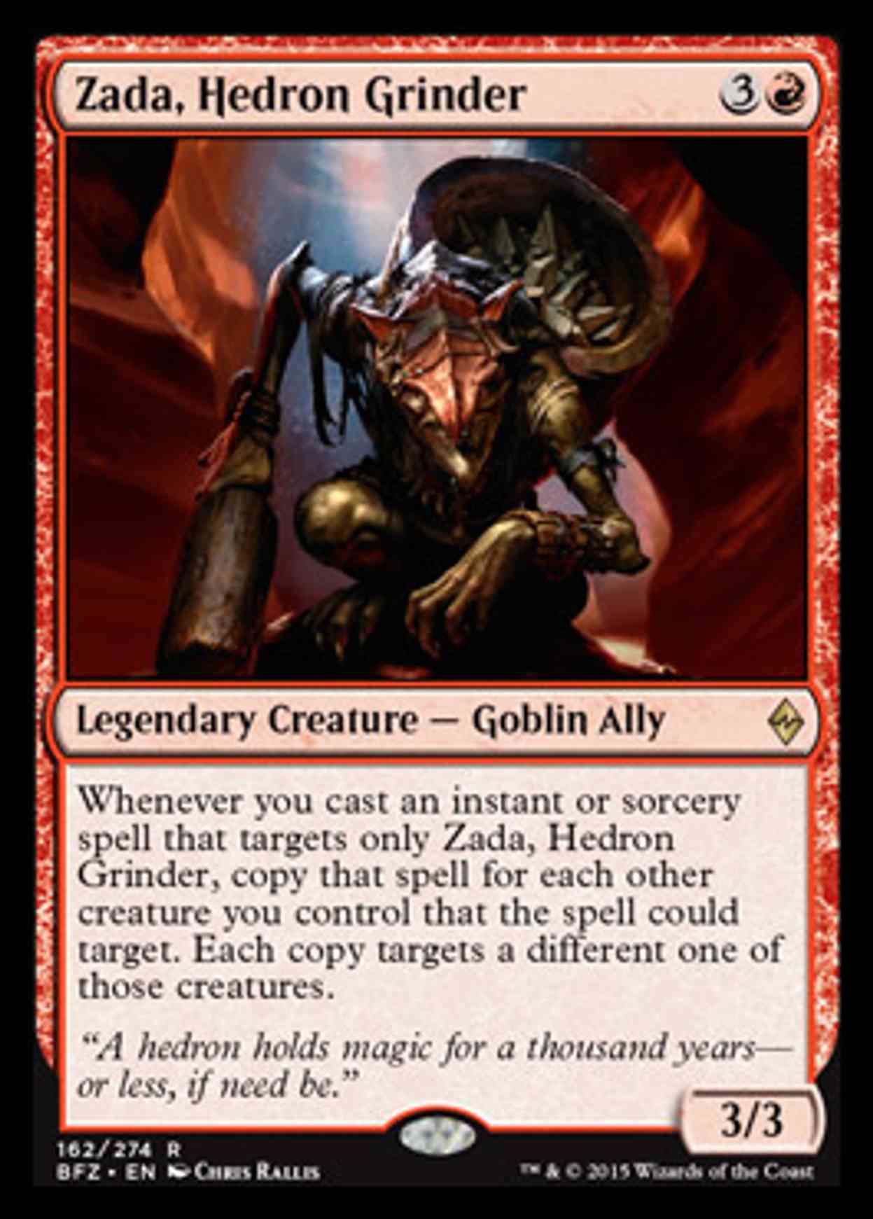 Zada, Hedron Grinder magic card front