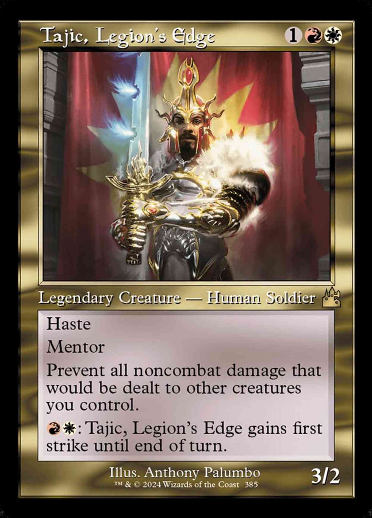Tajic, Legion's Edge (Retro Frame) magic card front