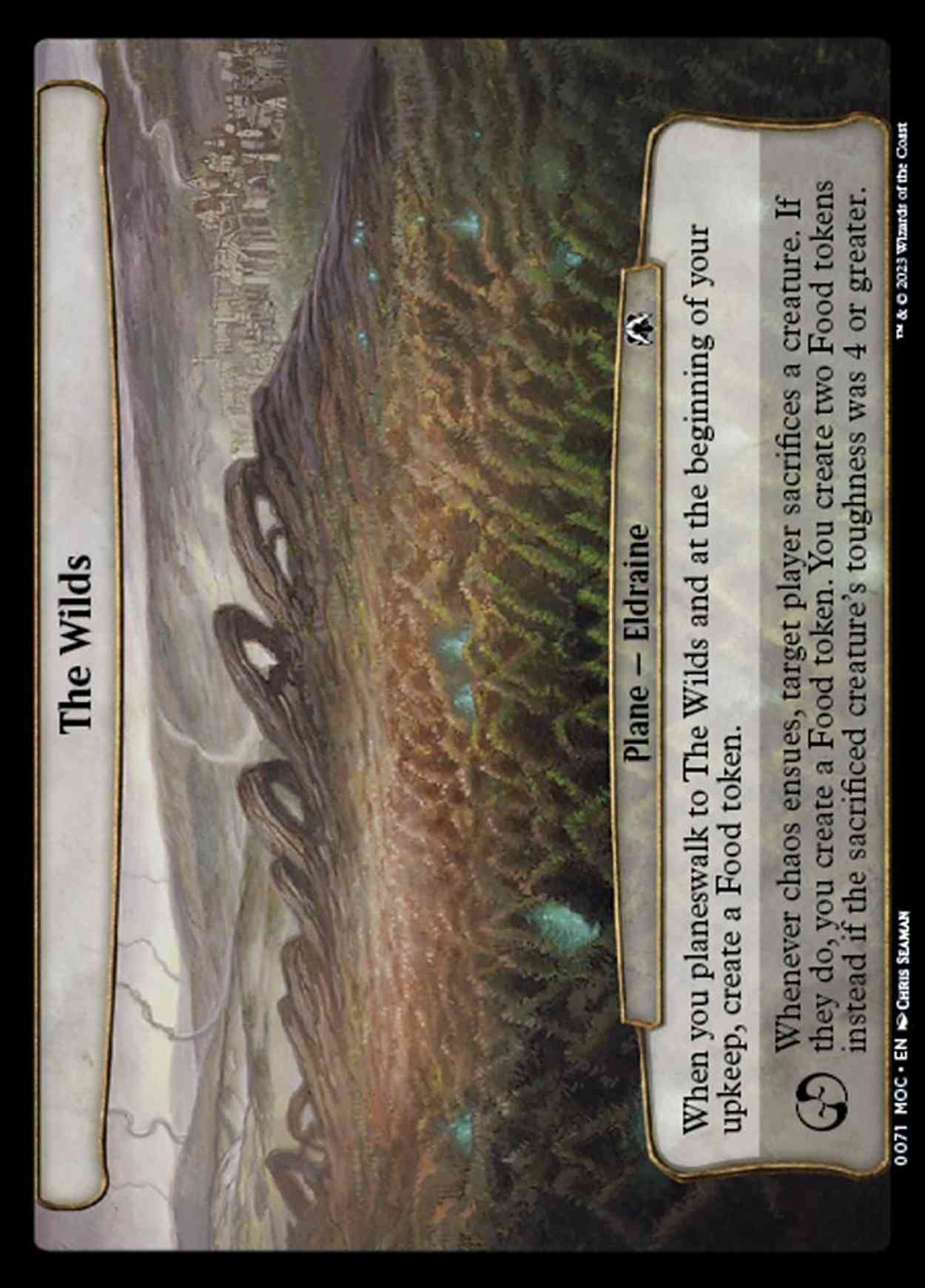The Wilds magic card front