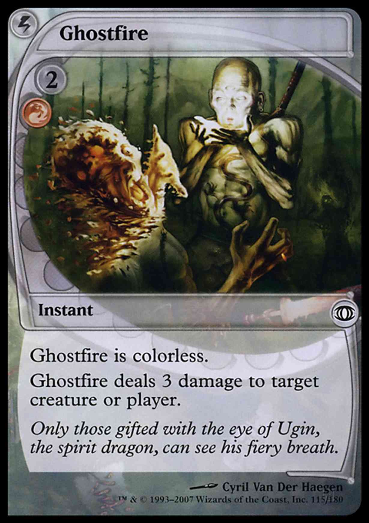 Ghostfire magic card front