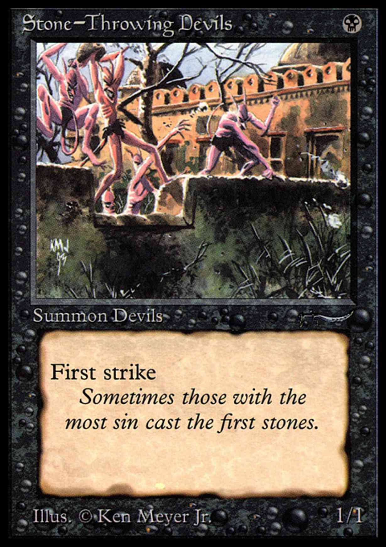 Stone-Throwing Devils Price from mtg Arabian Nights