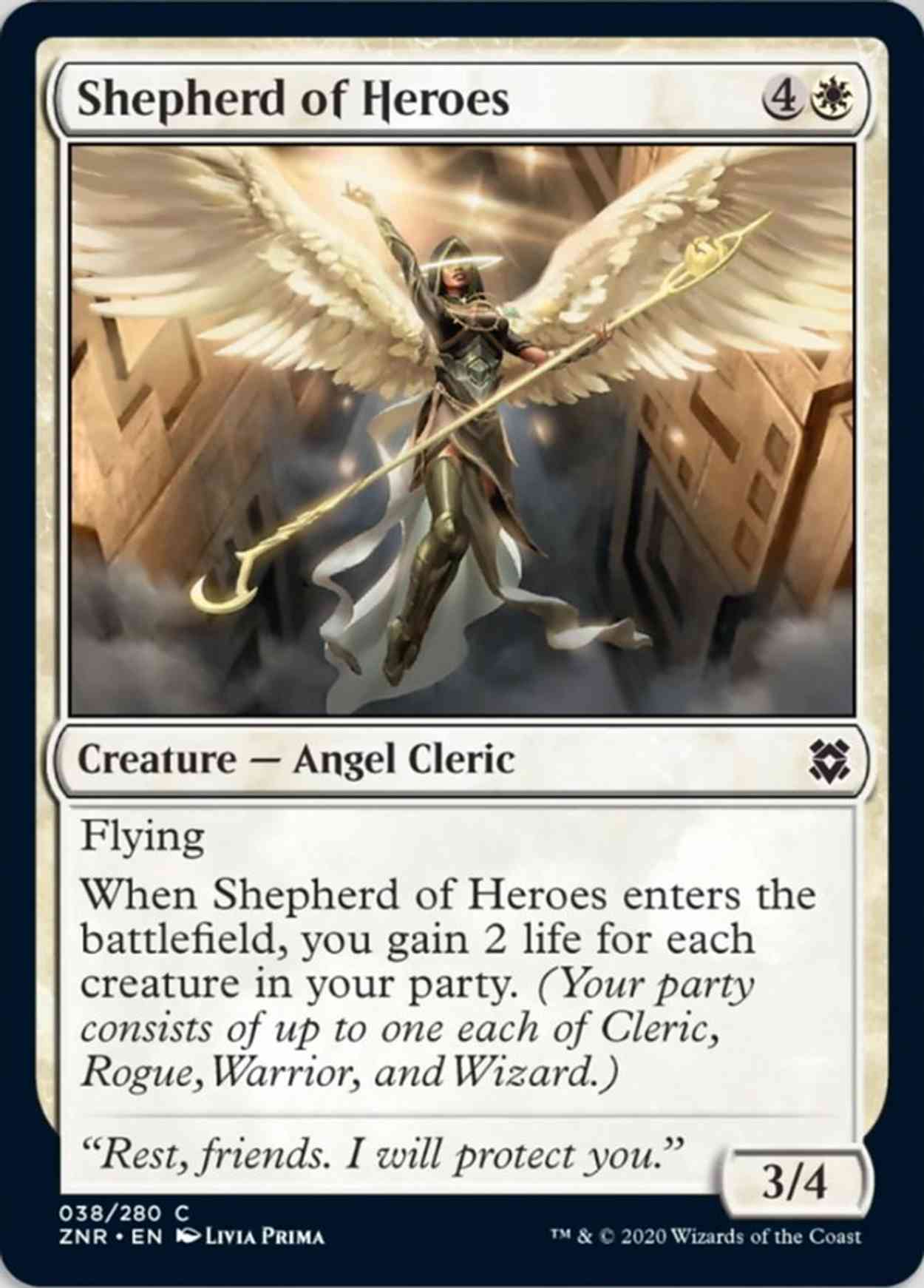 Shepherd of Heroes magic card front