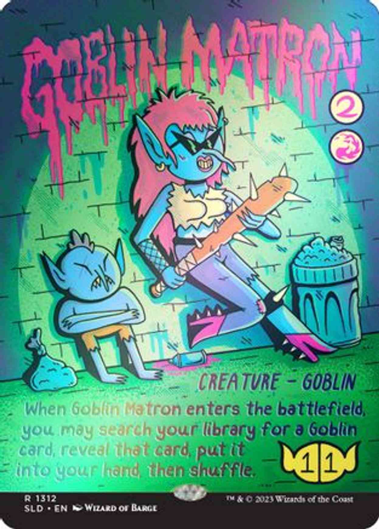 Goblin Matron (Rainbow Foil) magic card front