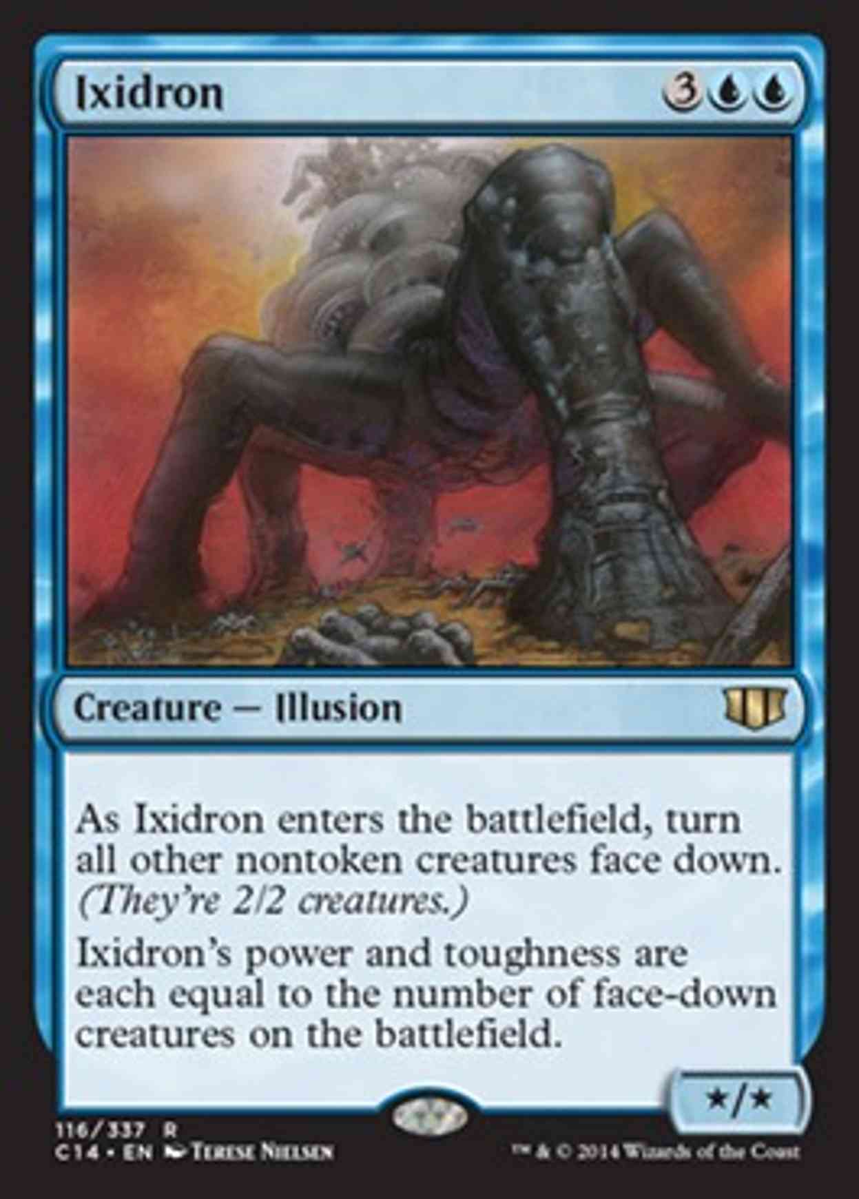 Ixidron magic card front