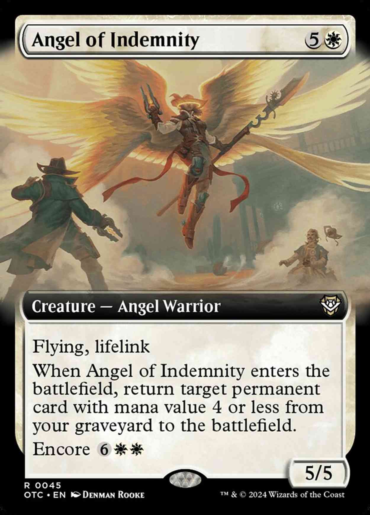 Angel of Indemnity (Extended Art) magic card front