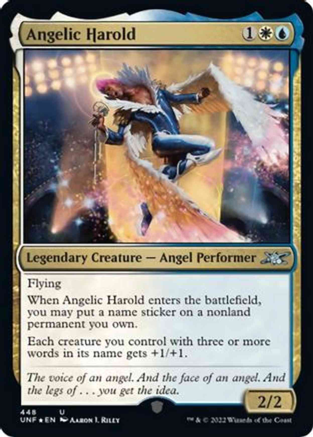Angelic Harold (Galaxy Foil) magic card front