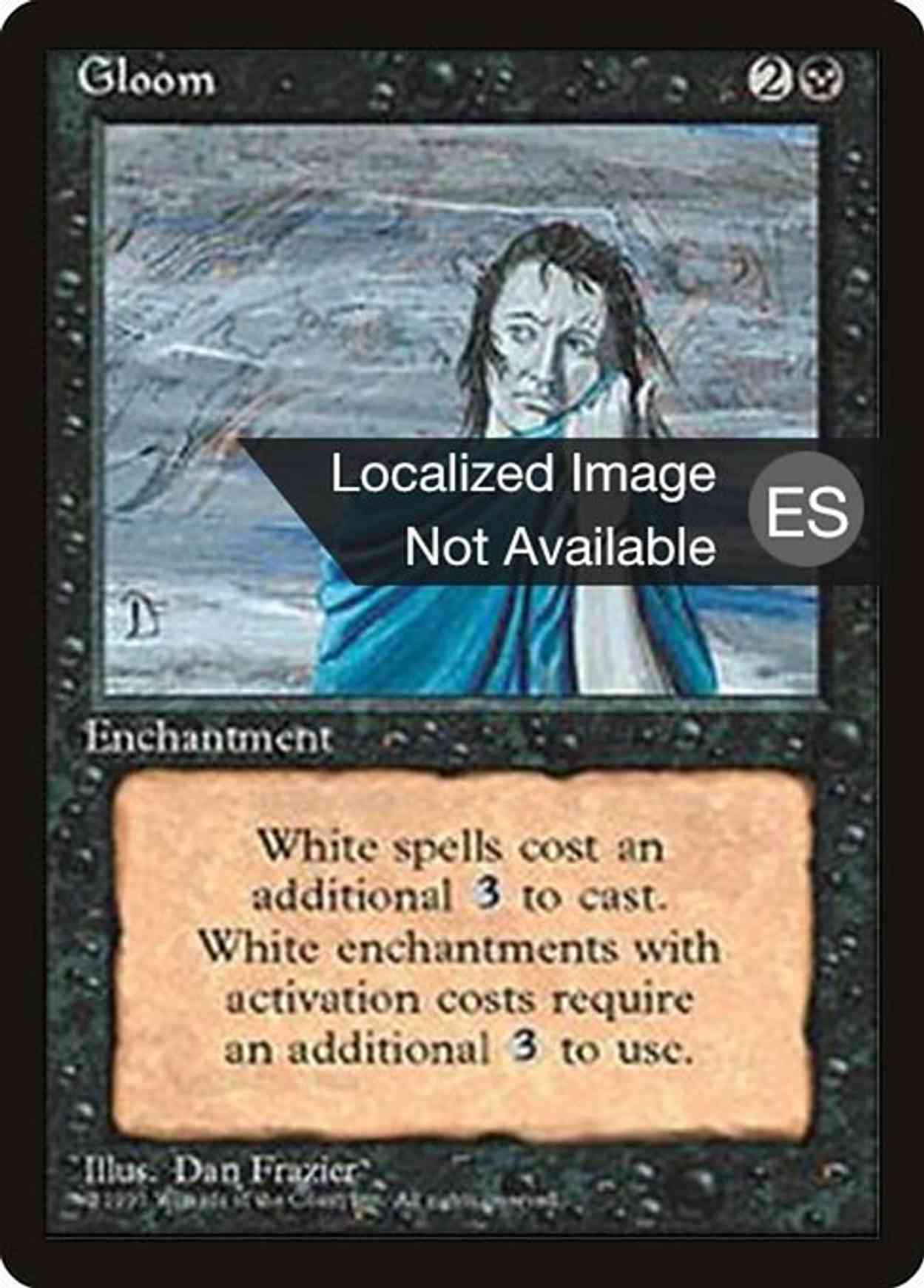 Gloom magic card front