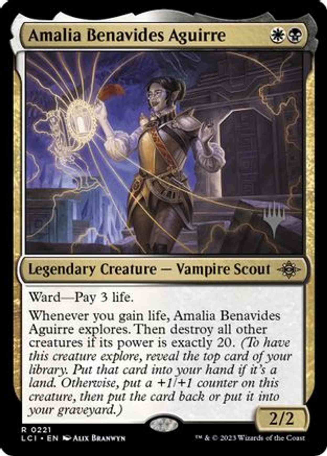 Amalia Benavides Aguirre magic card front