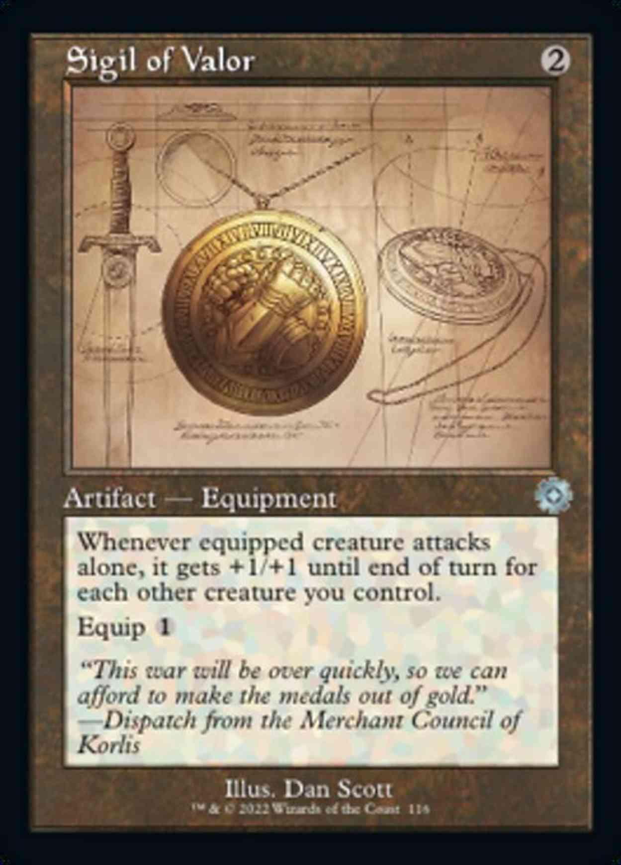 Sigil of Valor (Schematic) magic card front