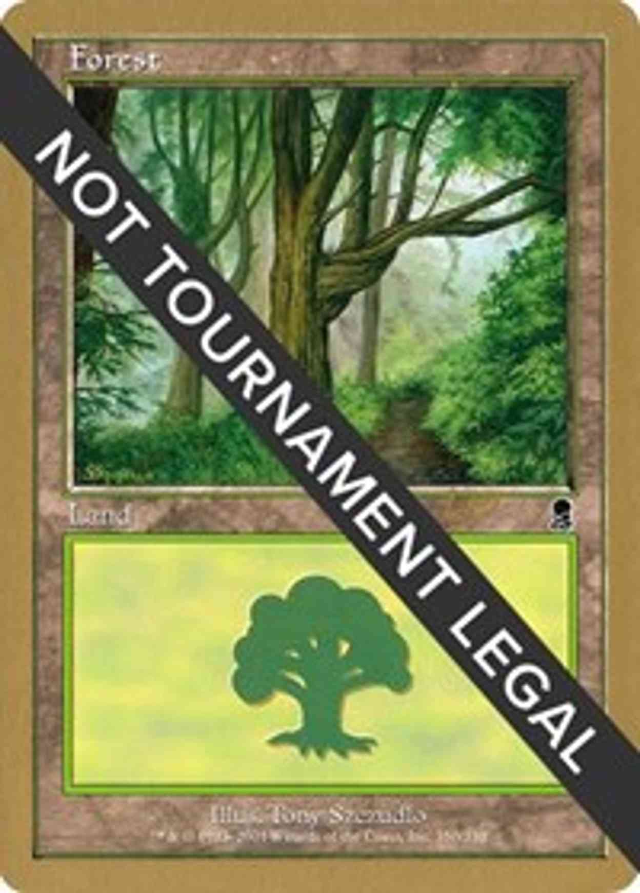 Forest (350) - 2002 Raphael Levy (ODY) magic card front