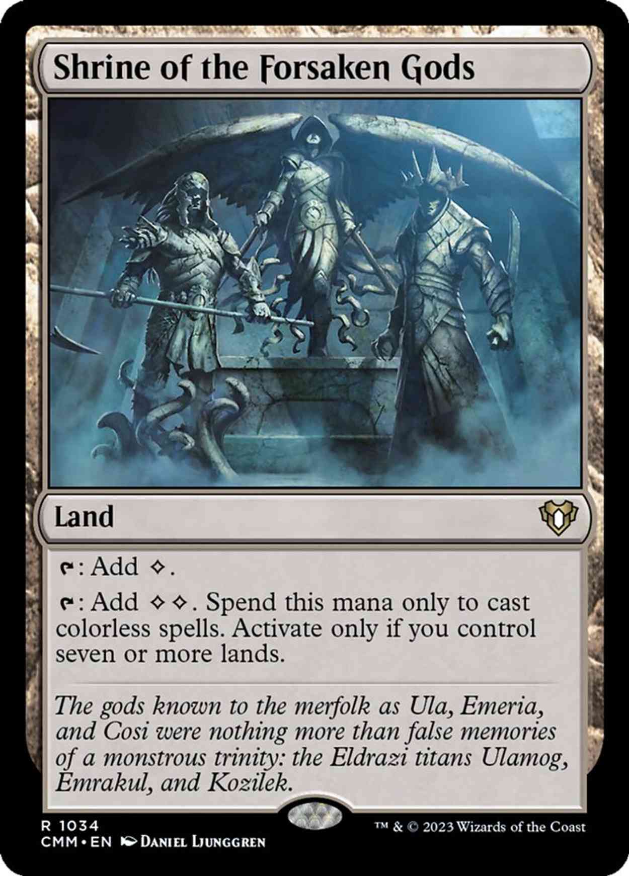 Shrine of the Forsaken Gods magic card front