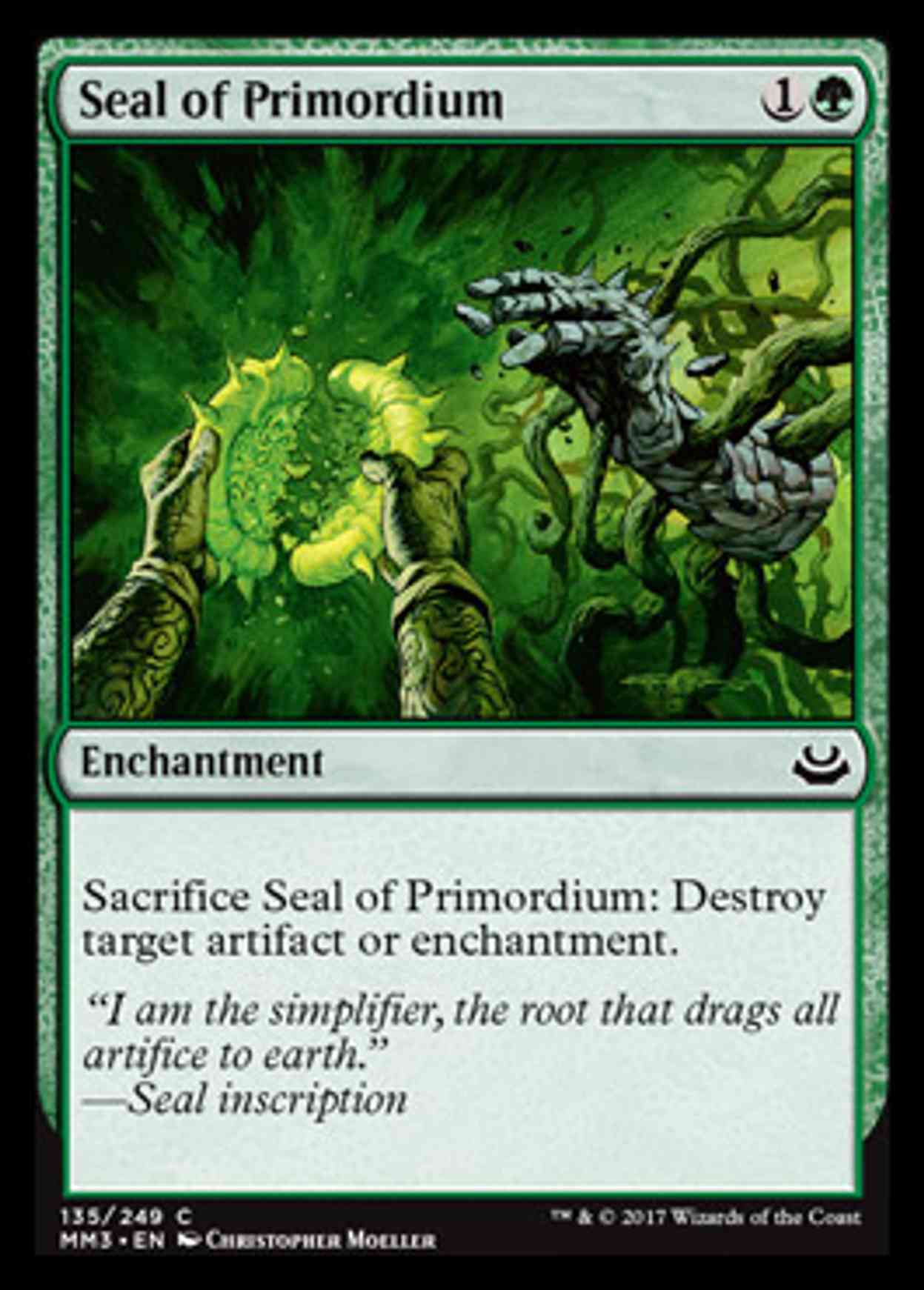 Seal of Primordium magic card front