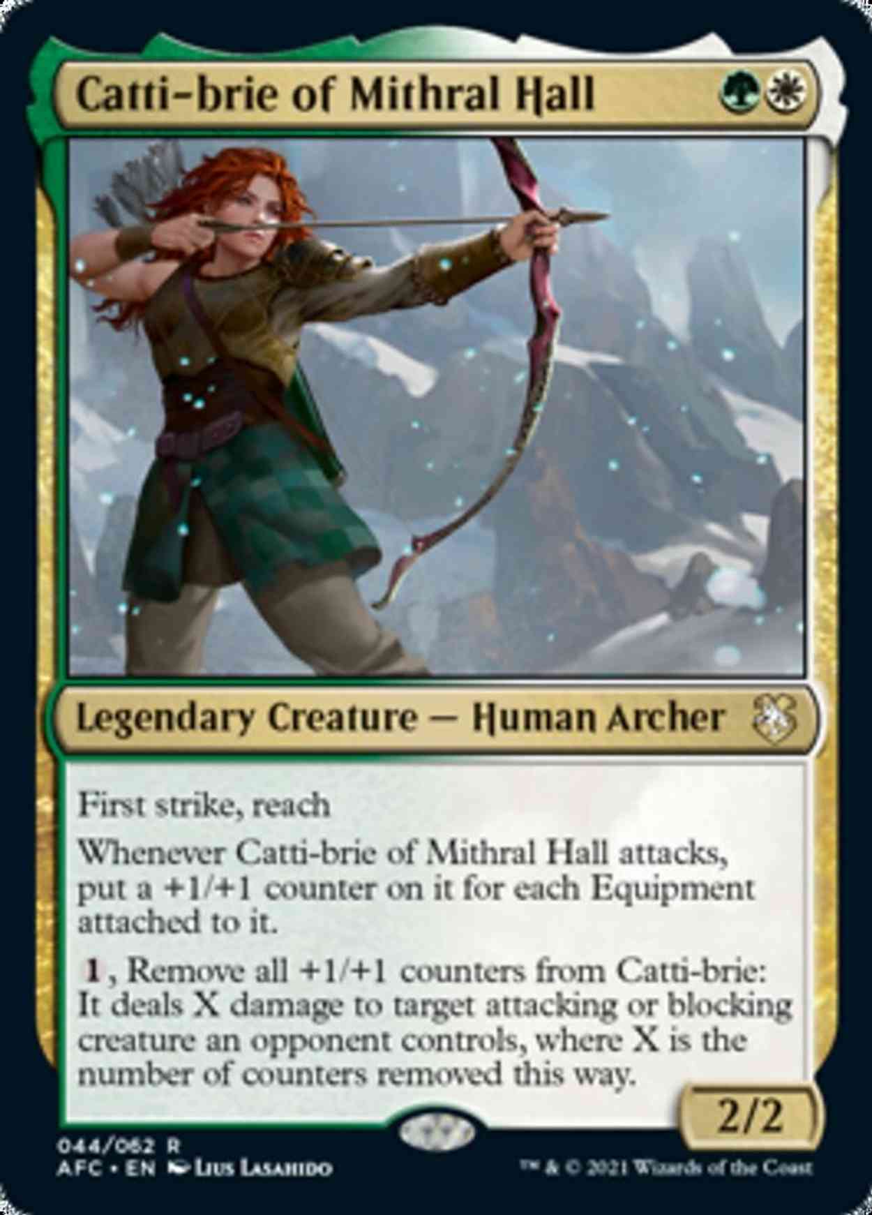 Catti-brie of Mithral Hall magic card front