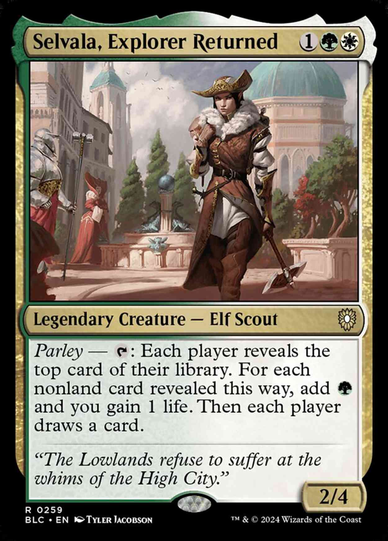 Selvala, Explorer Returned magic card front