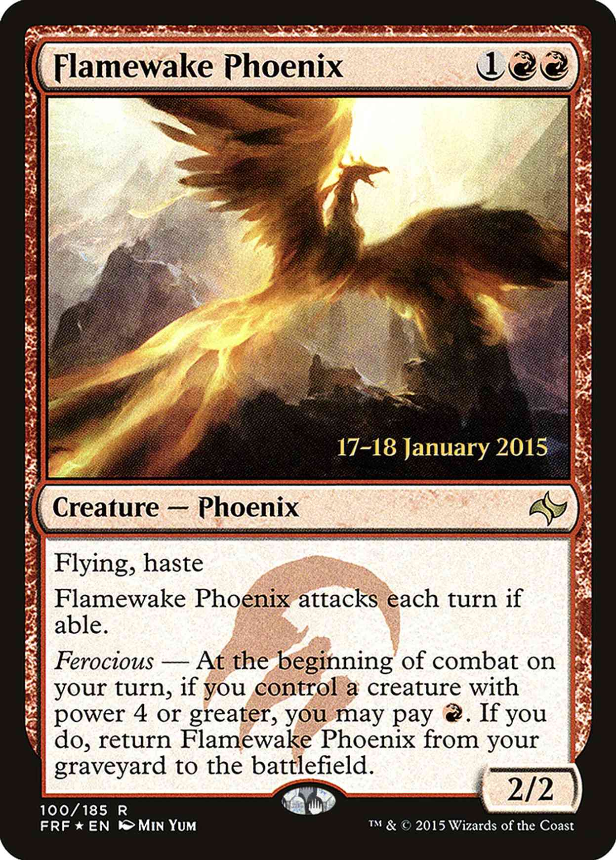 Flamewake Phoenix magic card front