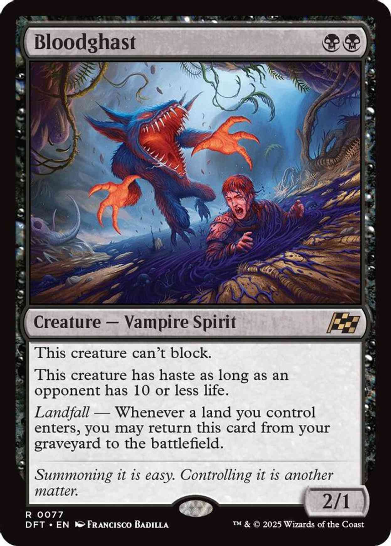Bloodghast magic card front