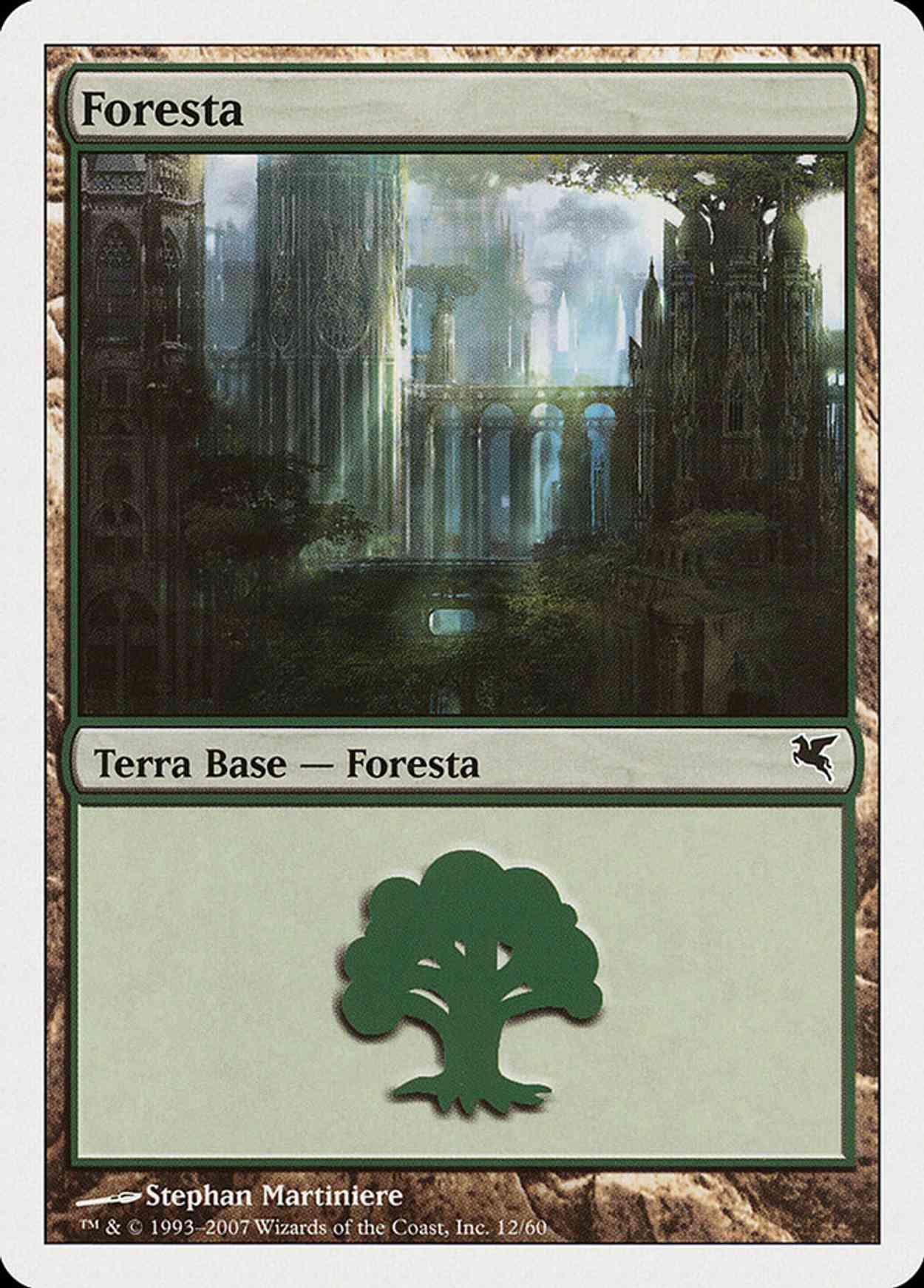 Forest (Retro Frame) magic card front