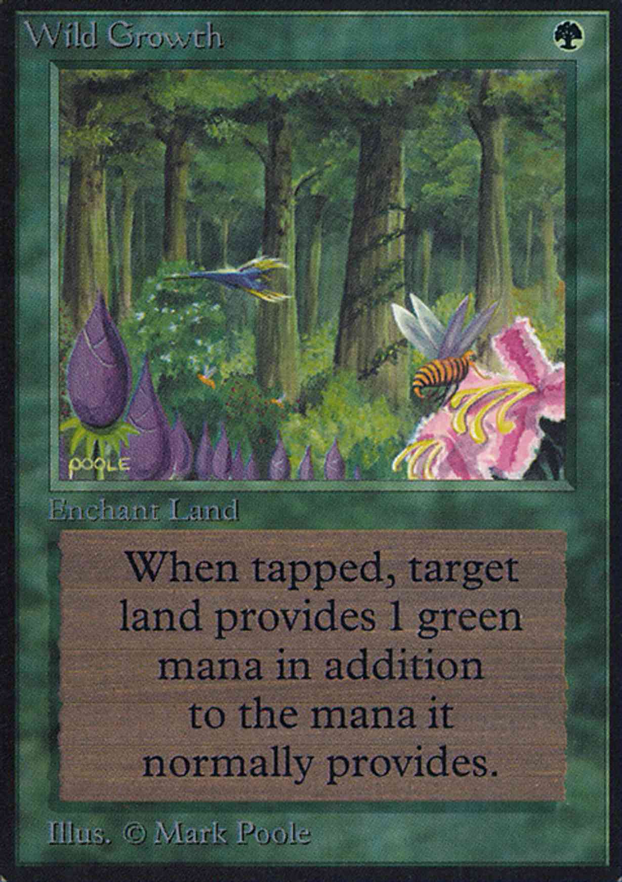 Wild Growth magic card front