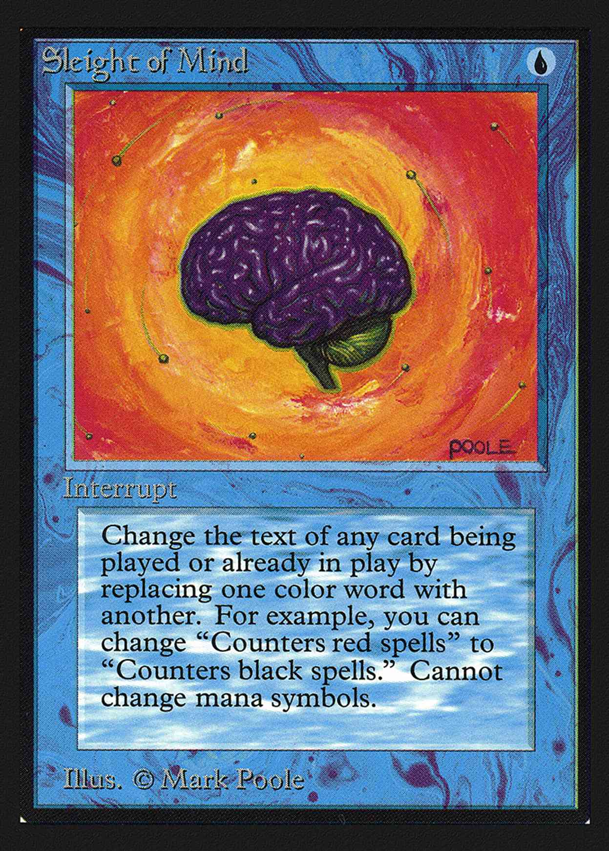 Sleight of Mind (IE) magic card front