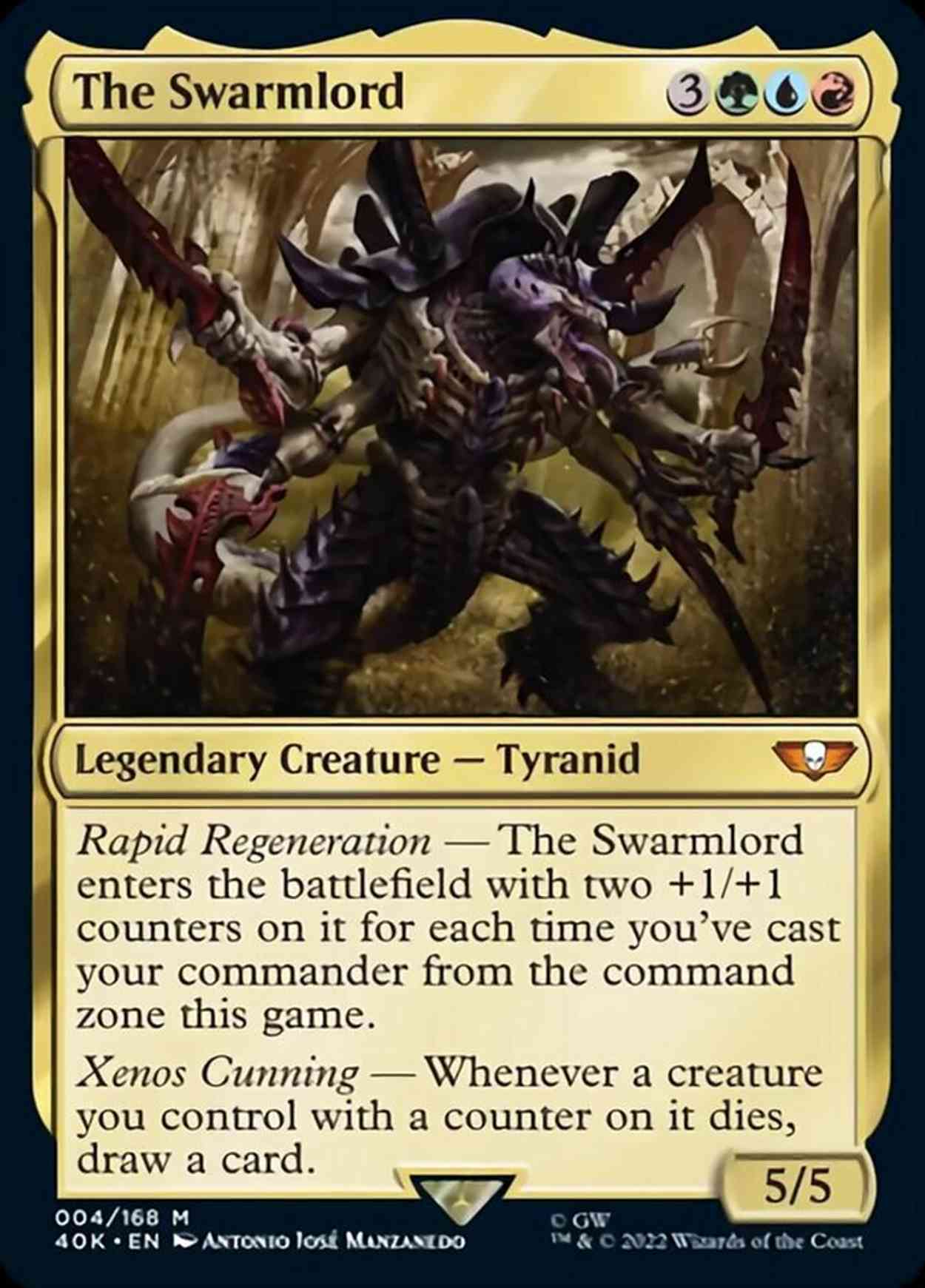 The Swarmlord magic card front