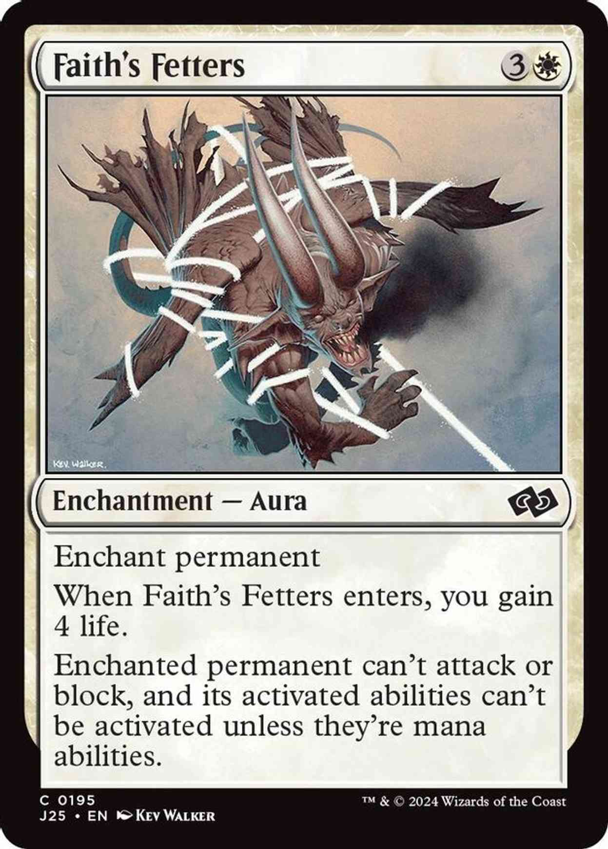 Faith's Fetters magic card front