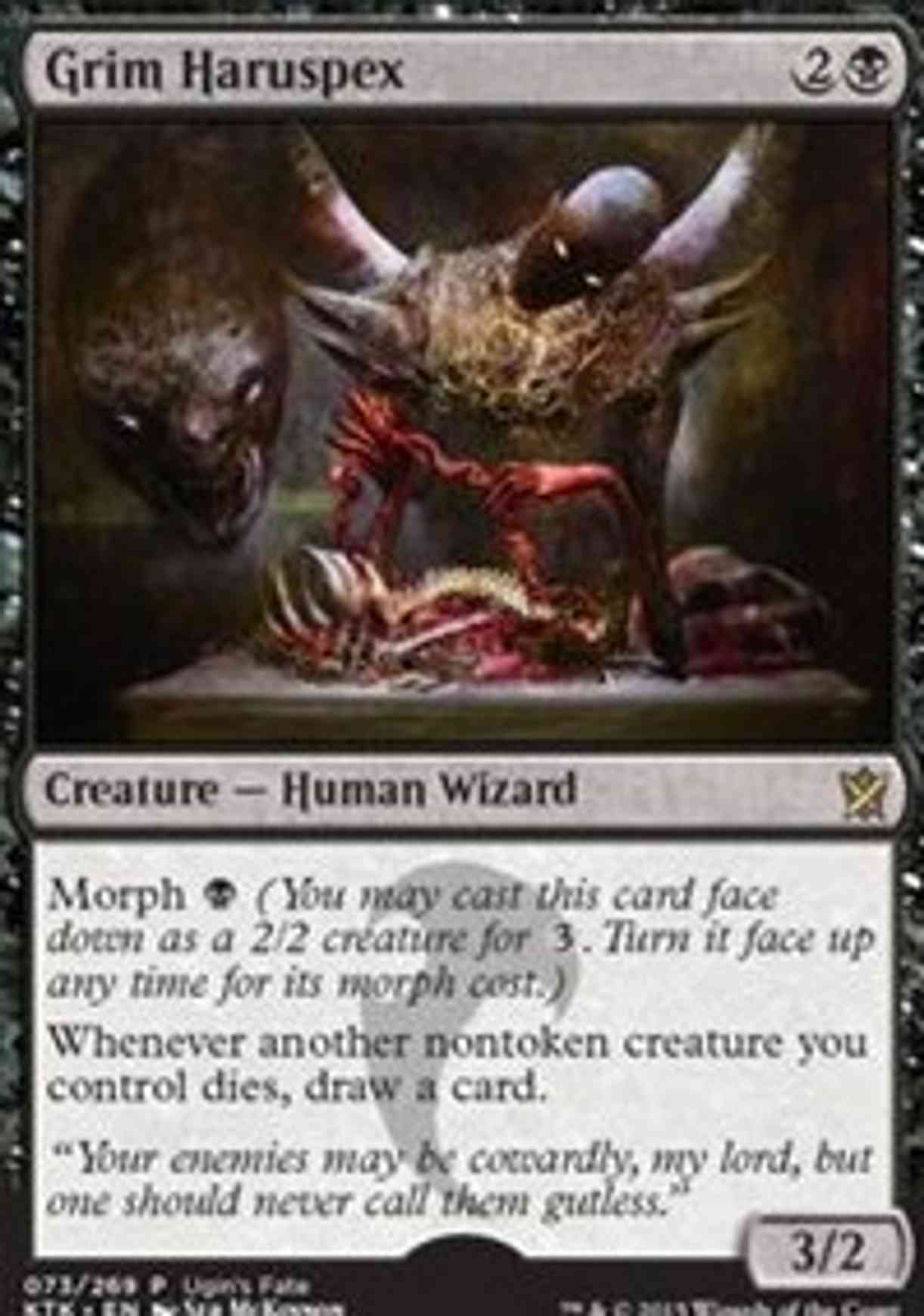 Grim Haruspex magic card front