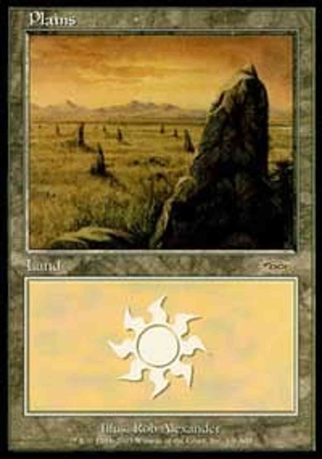 Plains (2003) magic card front