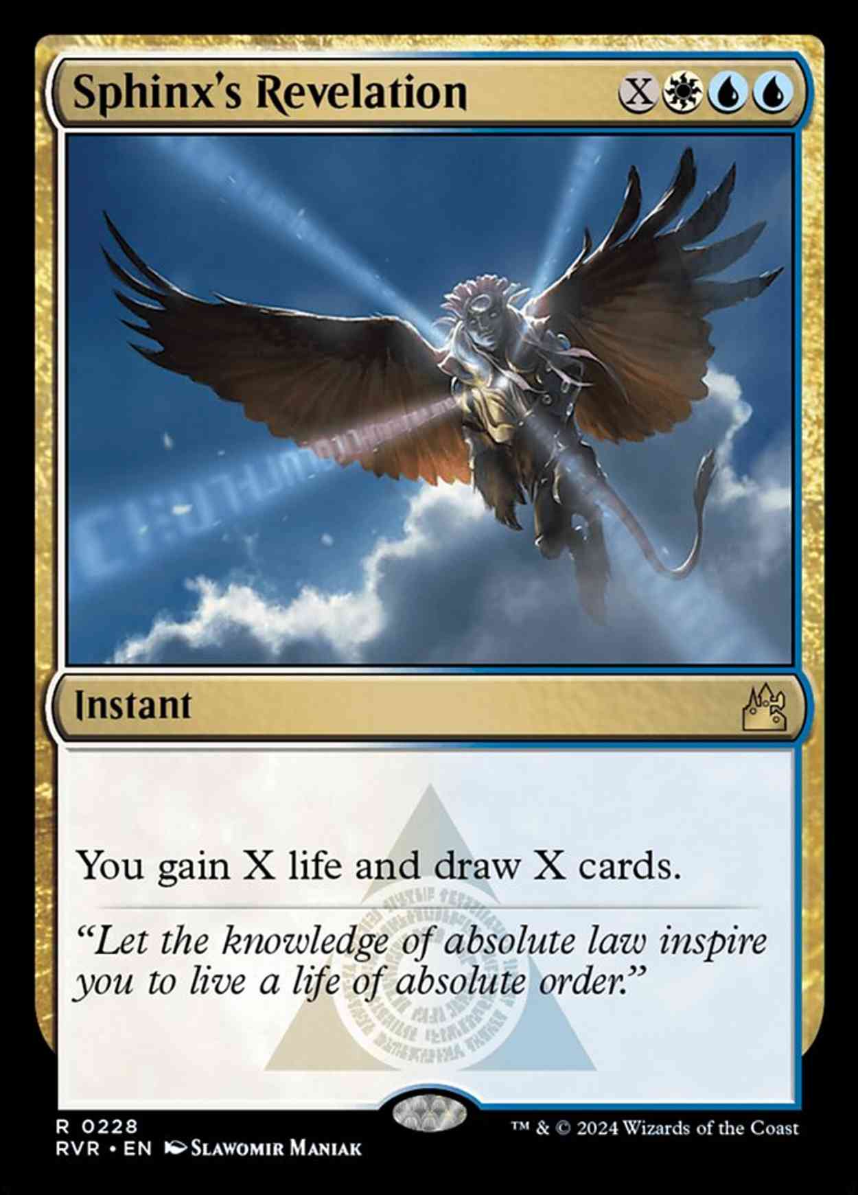 Sphinx's Revelation magic card front