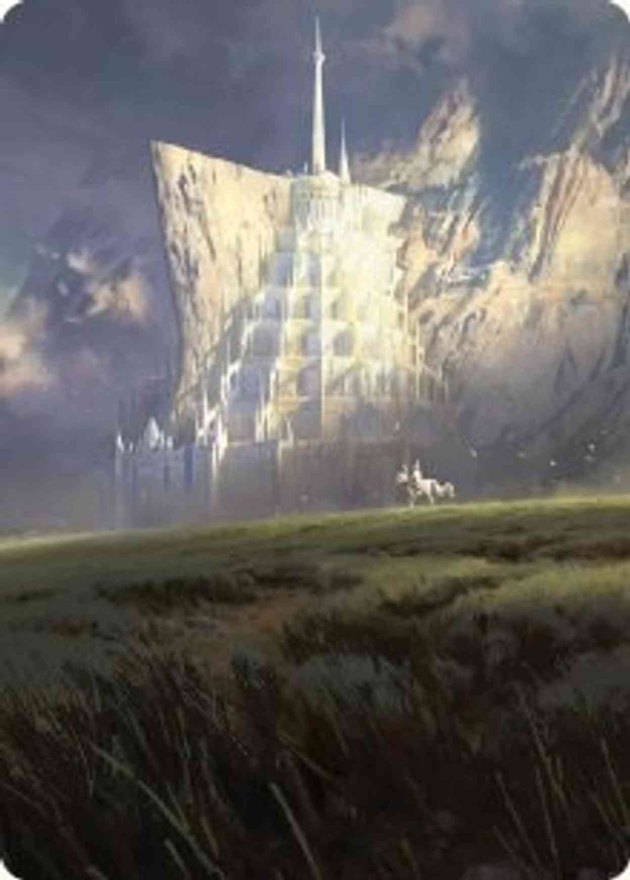 Minas Tirith Art Card magic card front