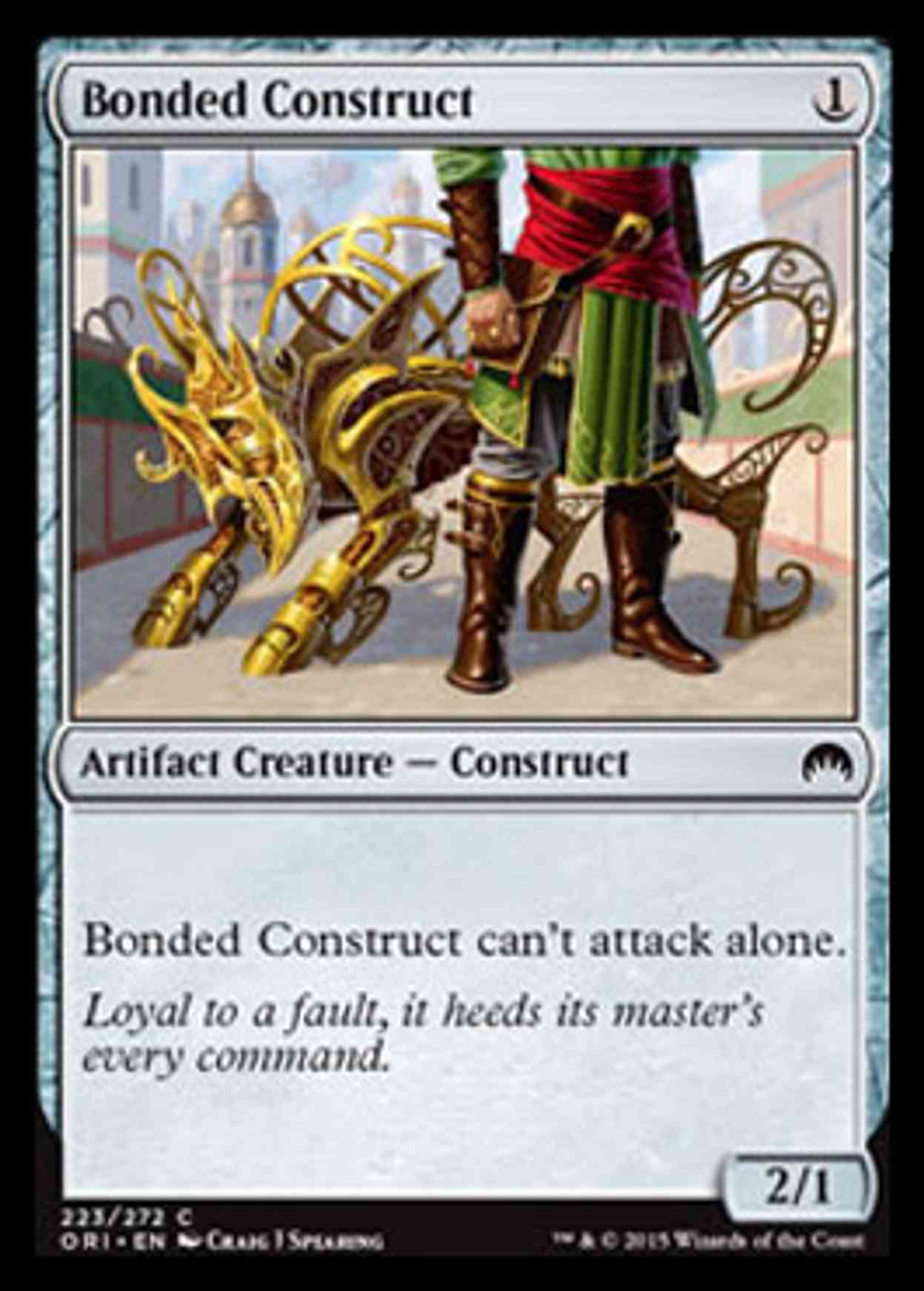 Bonded Construct magic card front