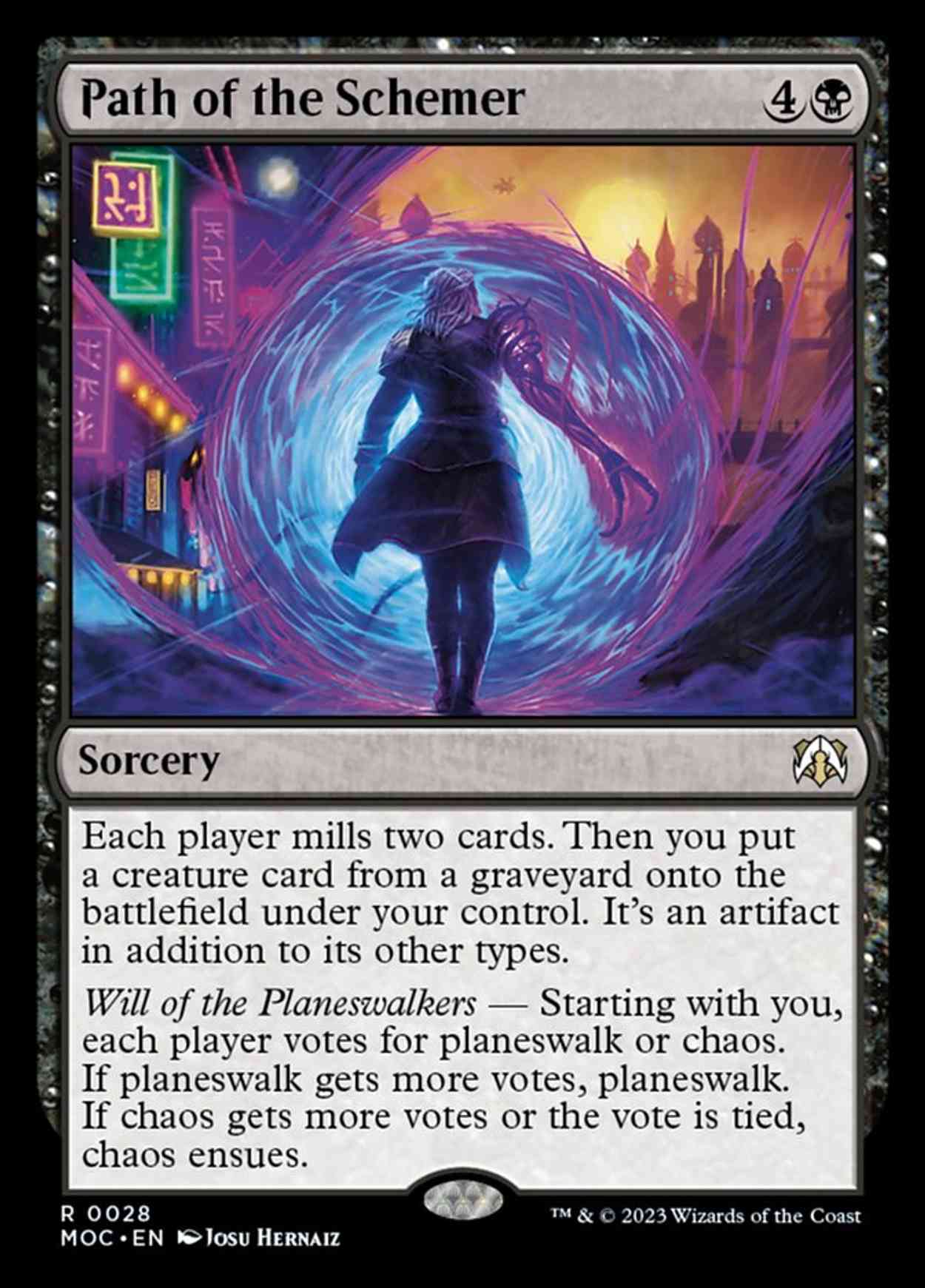 Path of the Schemer magic card front