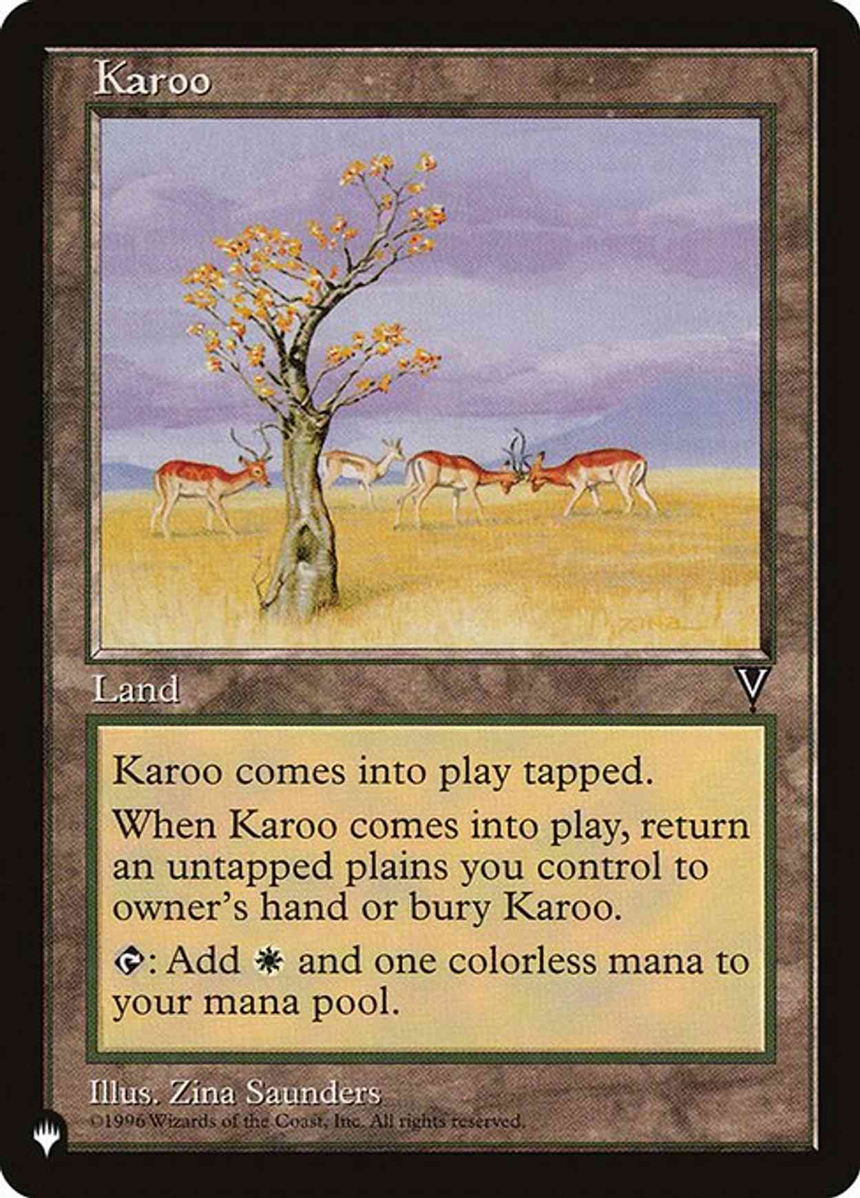 Karoo magic card front