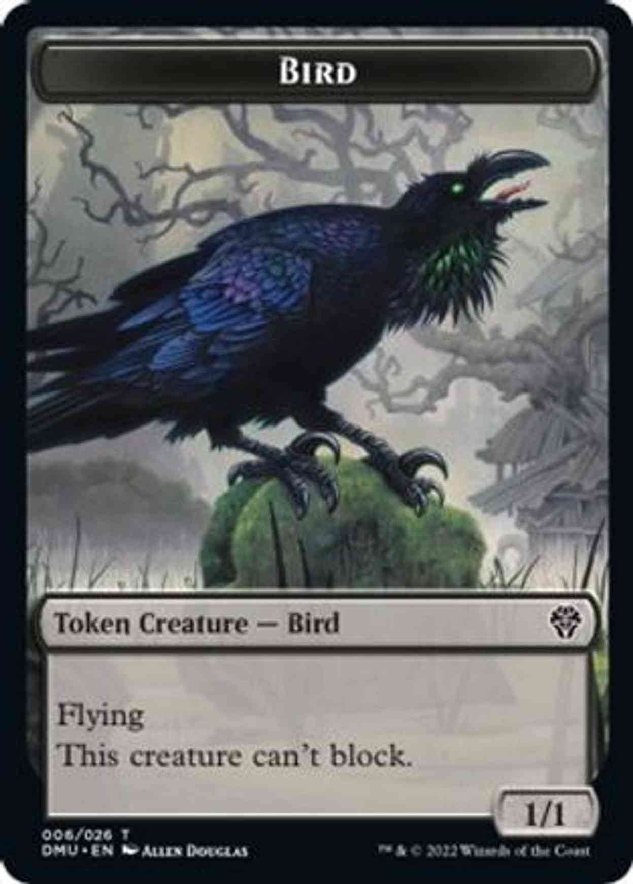 Bird (006) Token magic card front
