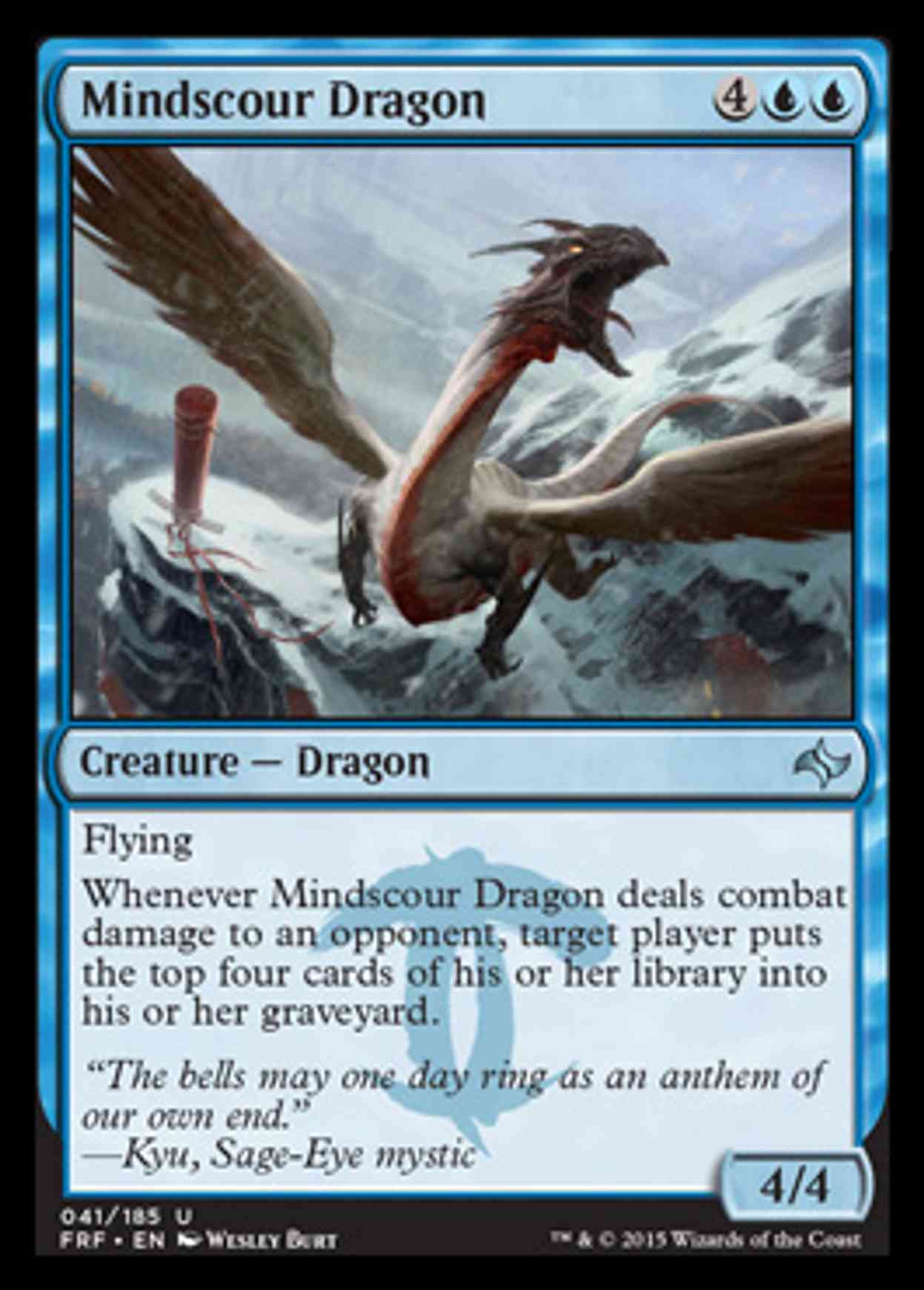 Mindscour Dragon magic card front