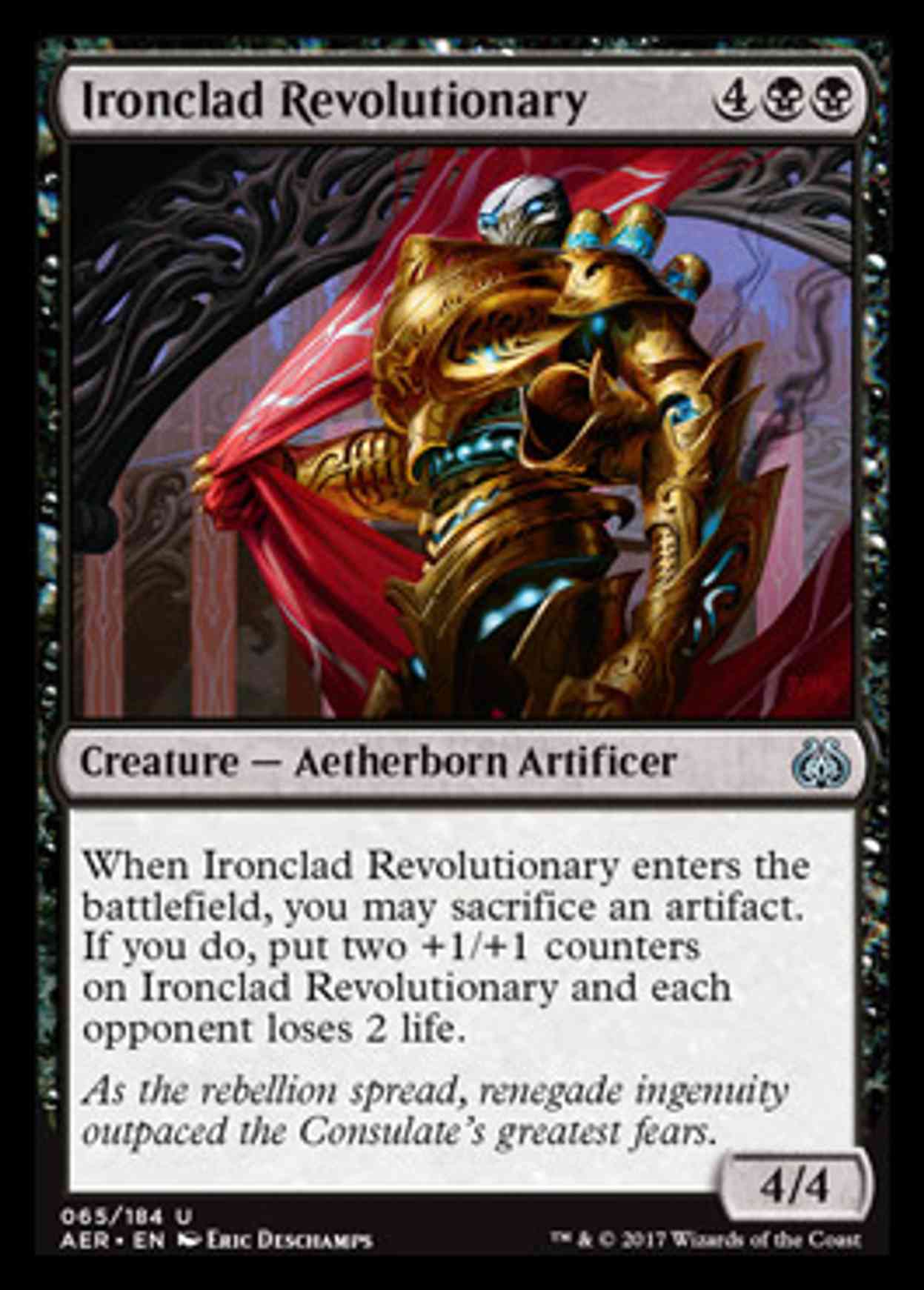 Ironclad Revolutionary magic card front