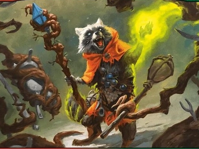 raccoon-bard