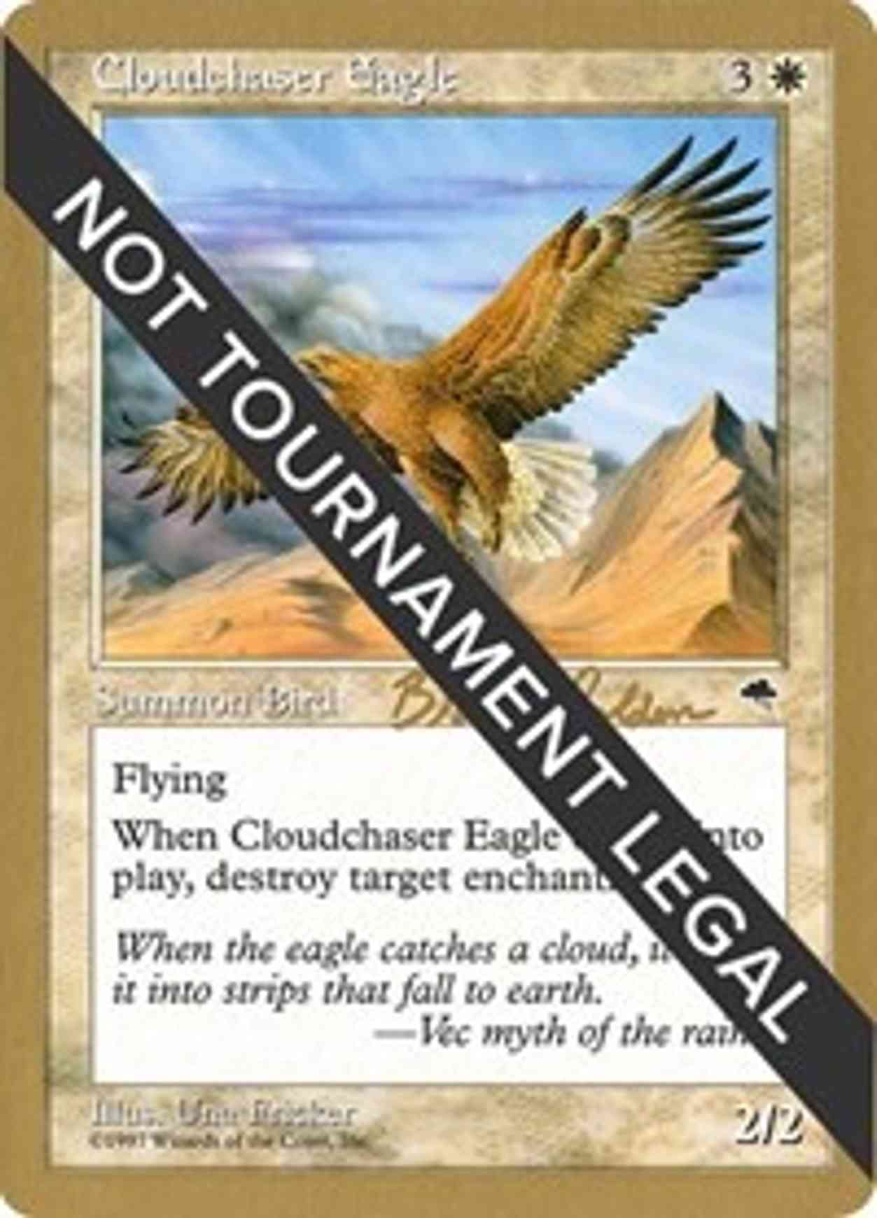 Cloudchaser Eagle - 1998 Brian Selden (TMP) magic card front