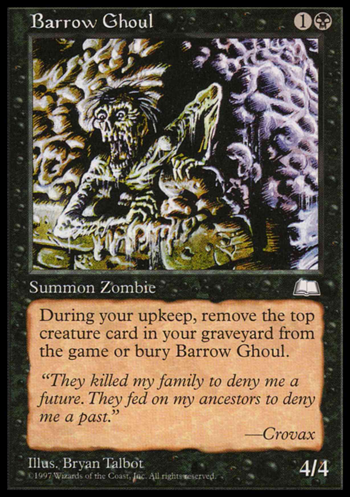 Barrow Ghoul magic card front