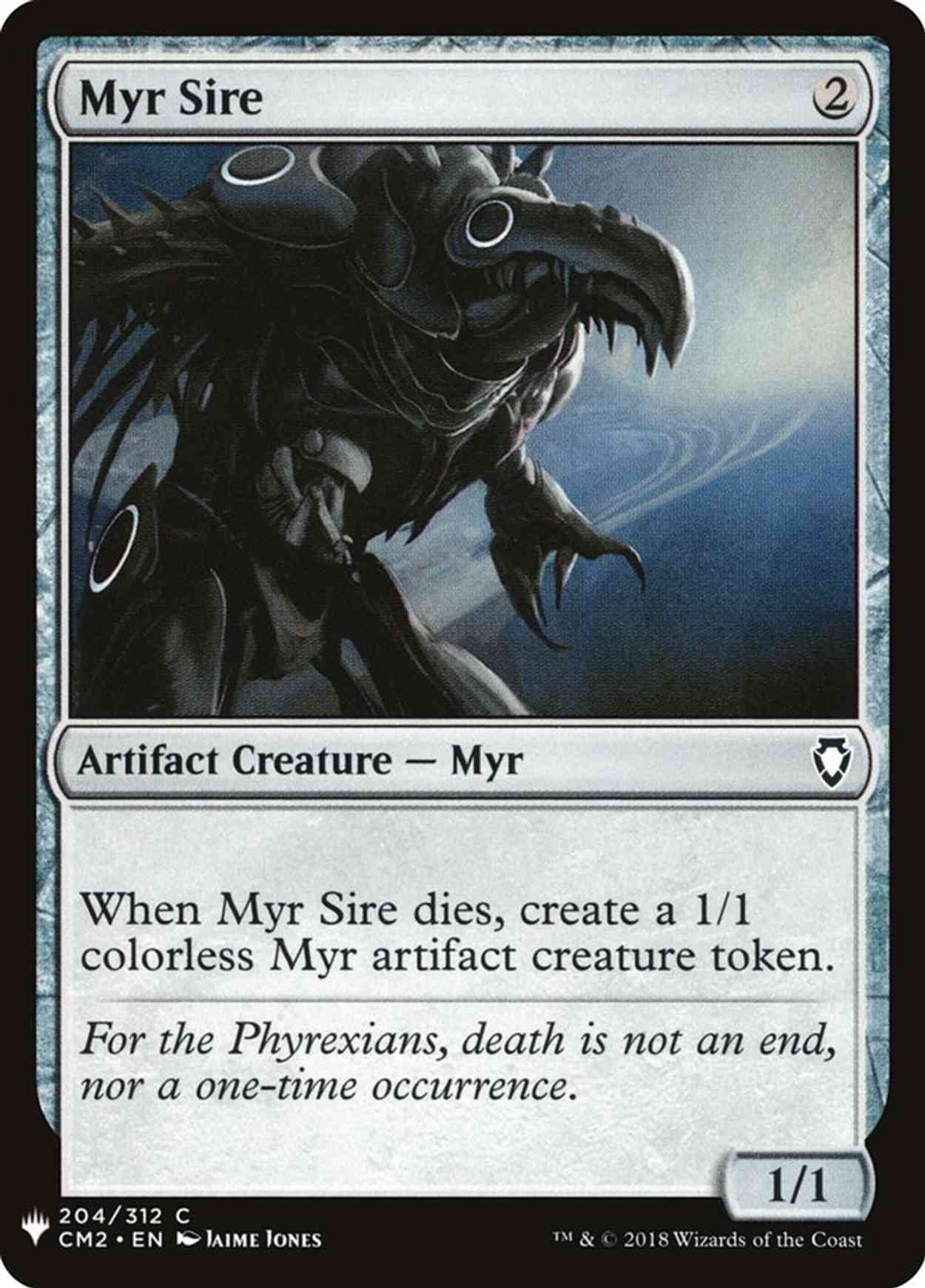 Myr Sire magic card front