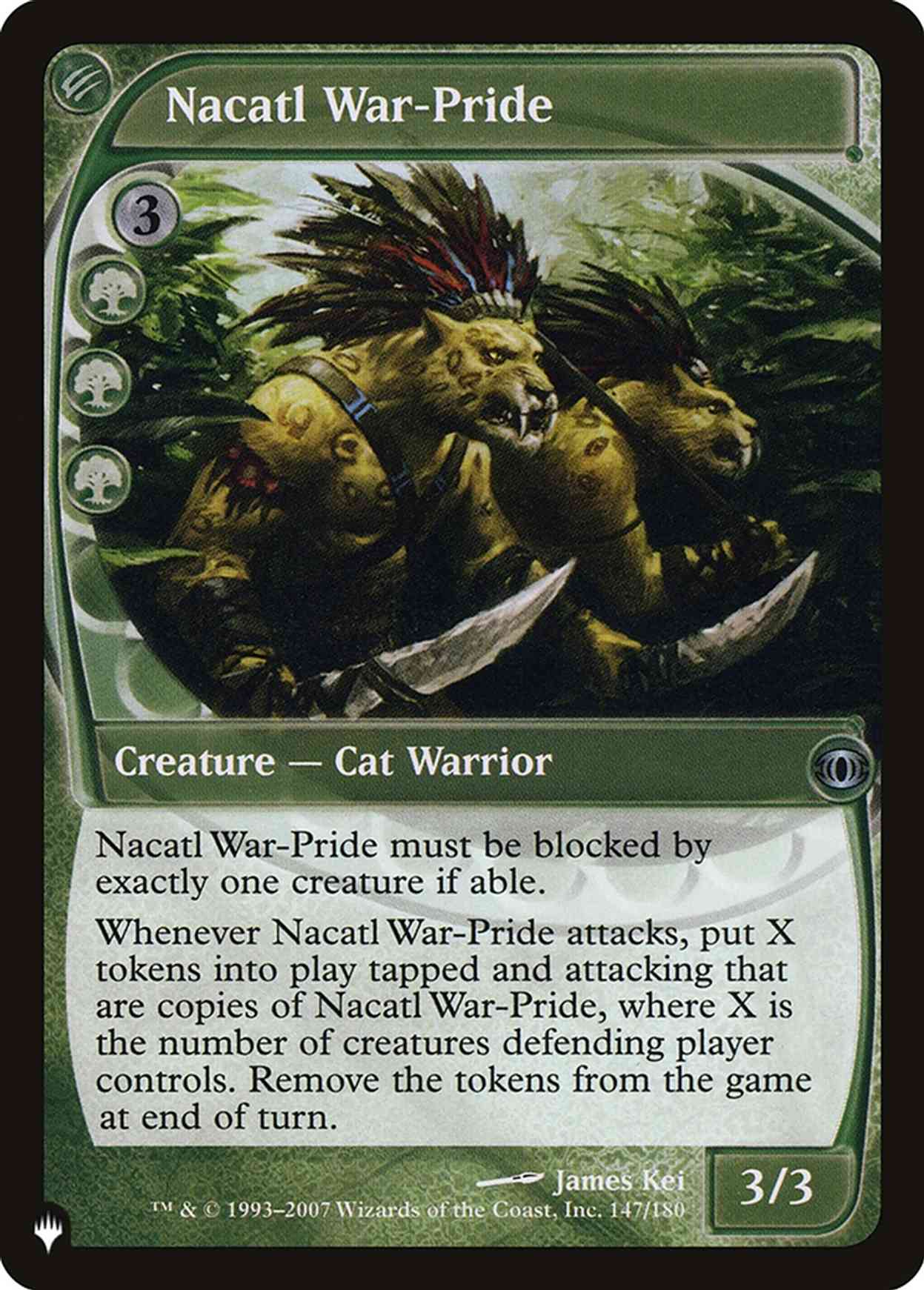 Nacatl War-Pride magic card front
